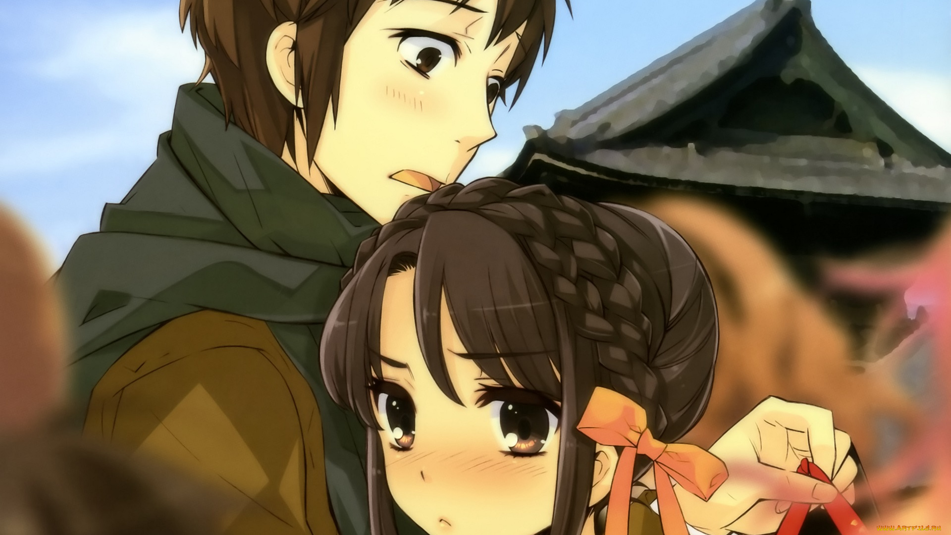 аниме, the, melancholy, of, haruhi, suzumiya, пара