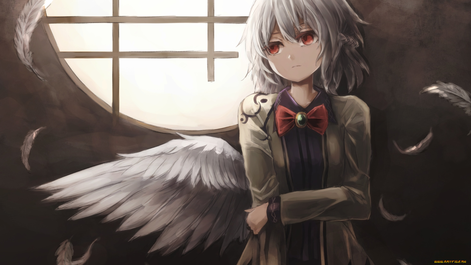 аниме, touhou, ангел