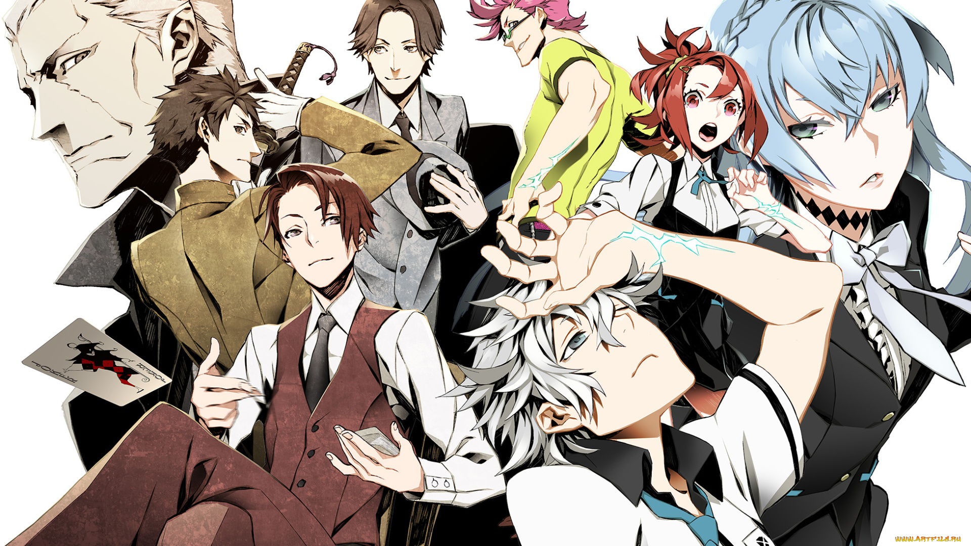 аниме, unknown, , другое, joker, game, kiznaiver