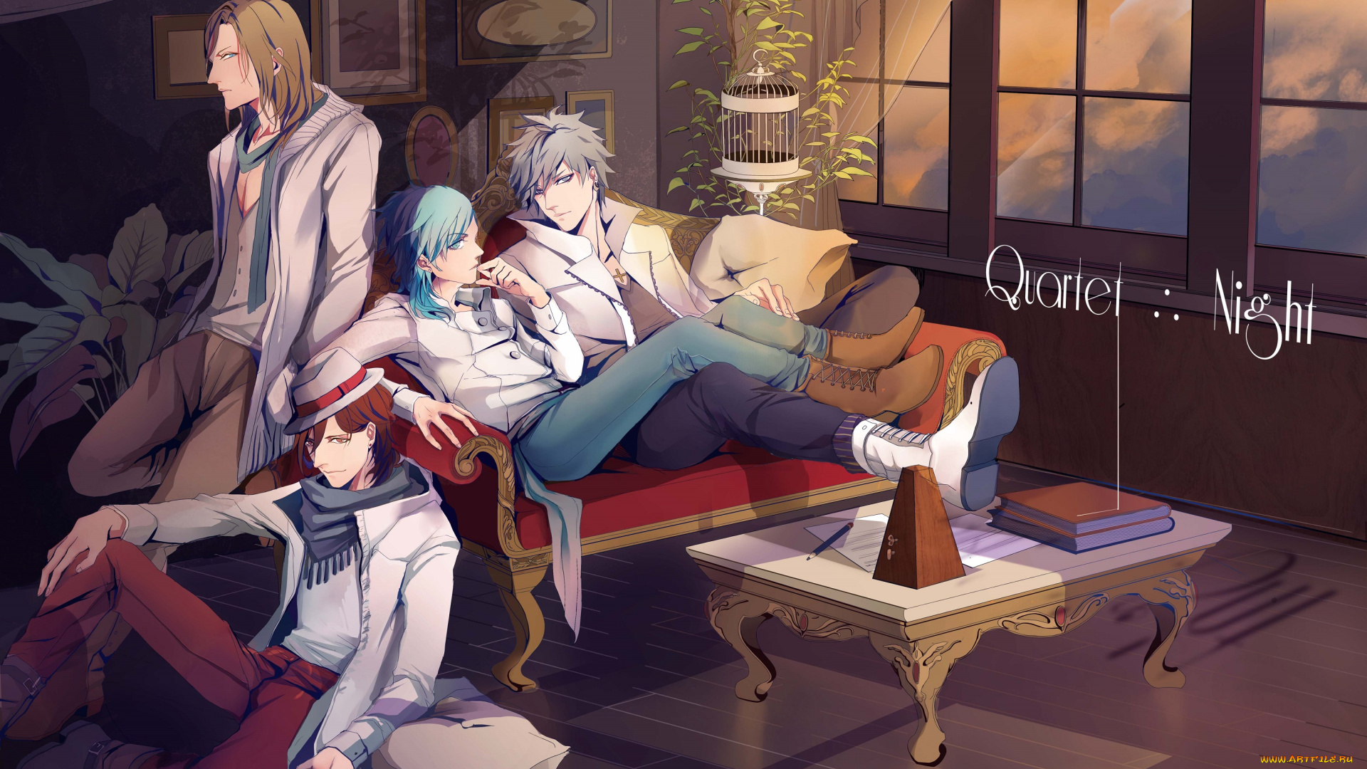 аниме, uta, no, prince-sama, парни