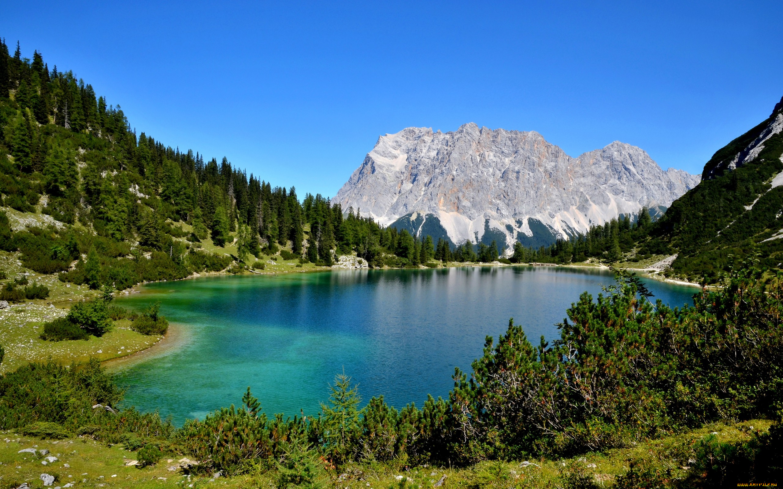 природа, реки, озера, лес, озеро, камни, деревья, горы, небо, солнечно