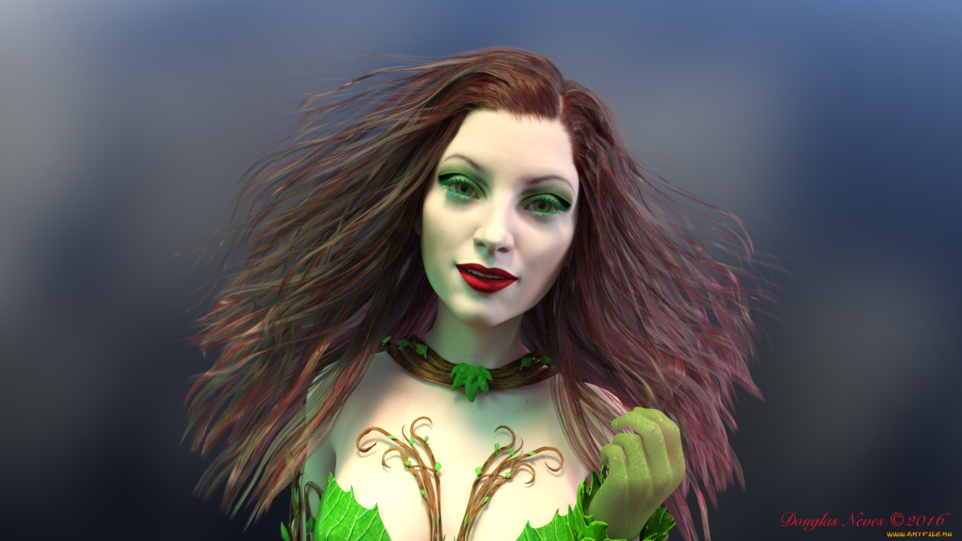 3д, графика, люди, , people, взгляд, девушка, фон