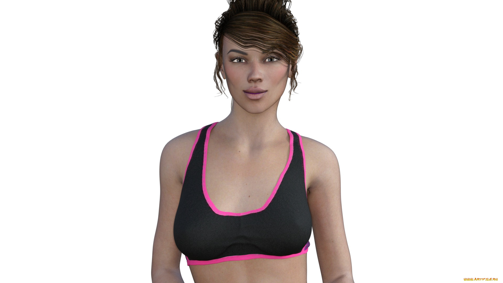 3д, графика, спорт, , sport, девушка, взгляд, фон