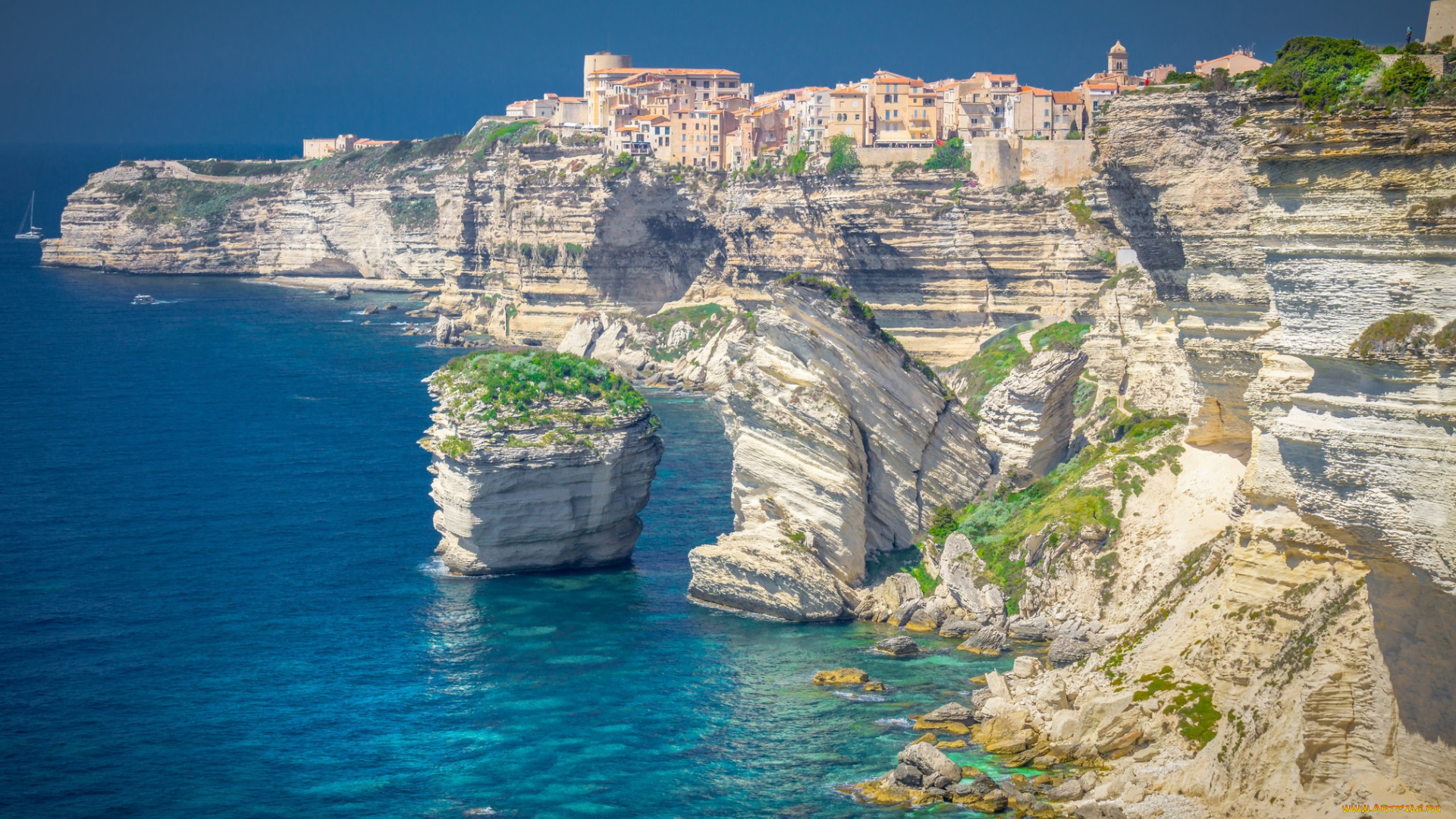 города, -, панорамы, побережье