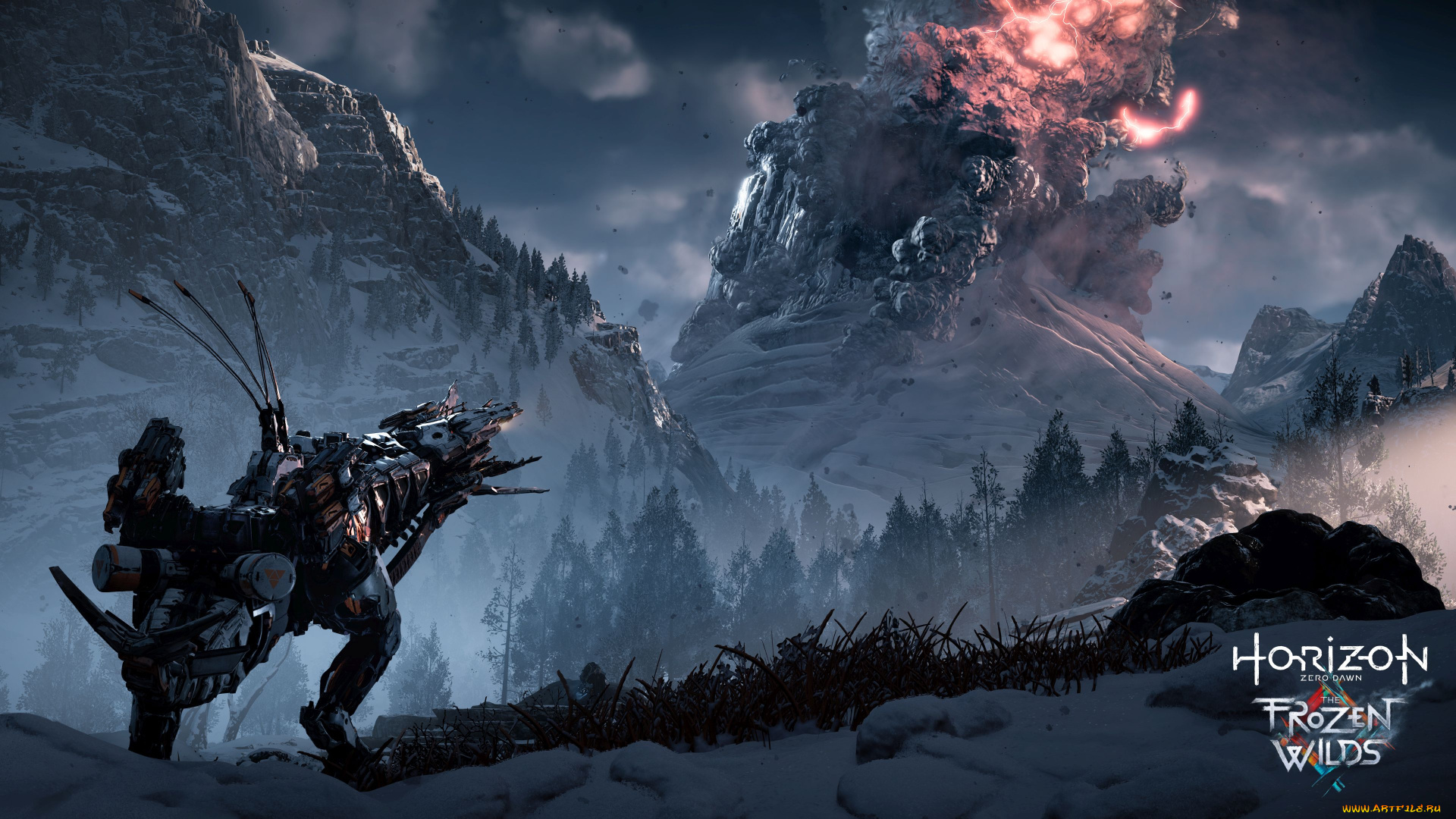 horizon, zero, dawn, , the, frozen, wilds, видео, игры, horizon, zero, dawn, the, frozen, wilds, action, шутер