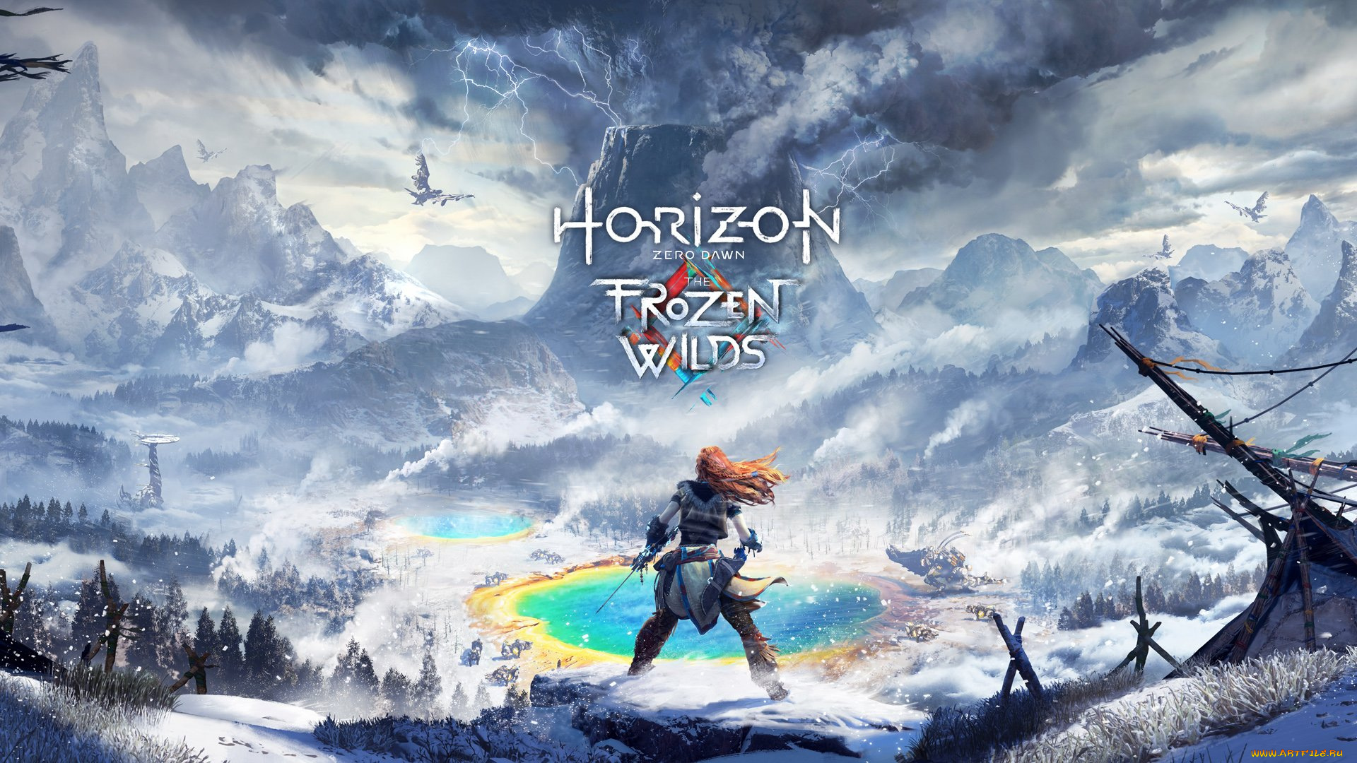 horizon, zero, dawn, , the, frozen, wilds, видео, игры, horizon, zero, dawn, the, frozen, wilds, action, шутер