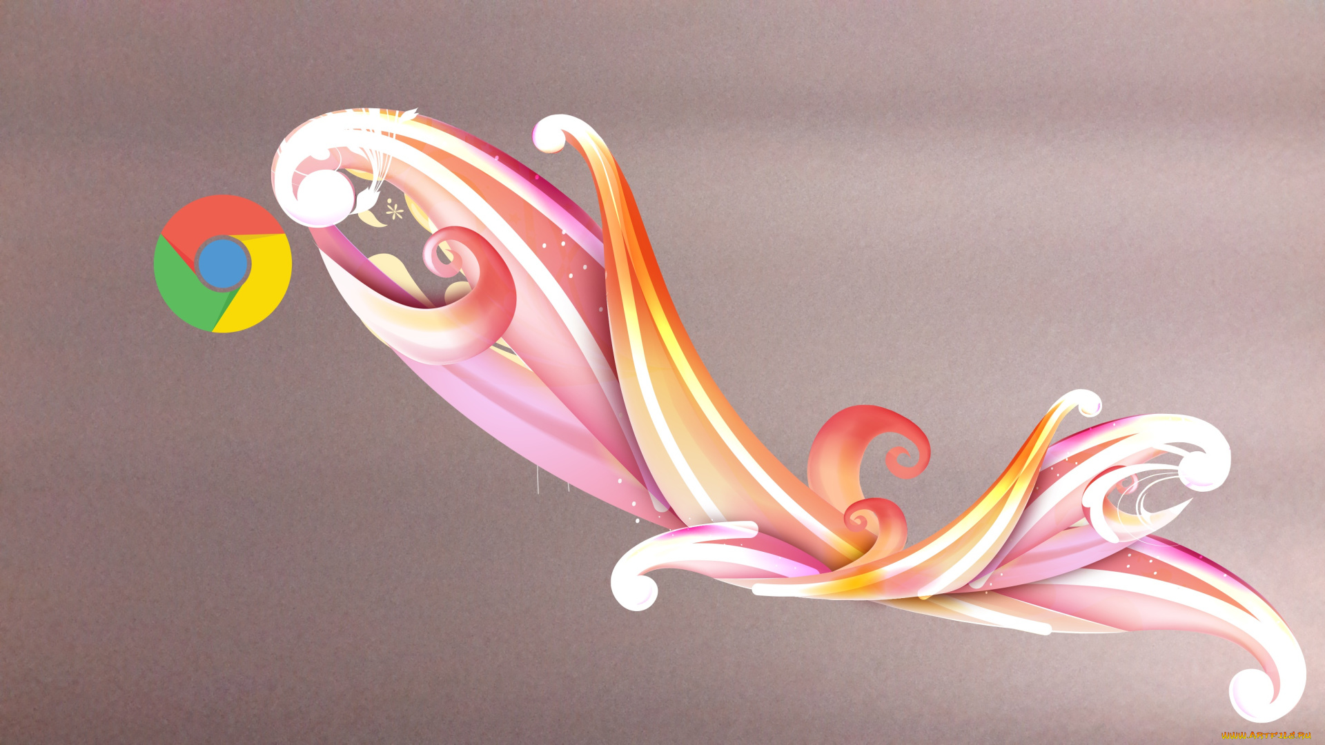 компьютеры, google, , google, chrome, фон, логотип