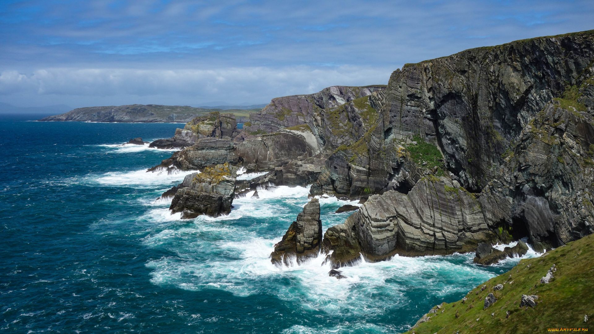 природа, побережье, берег, море