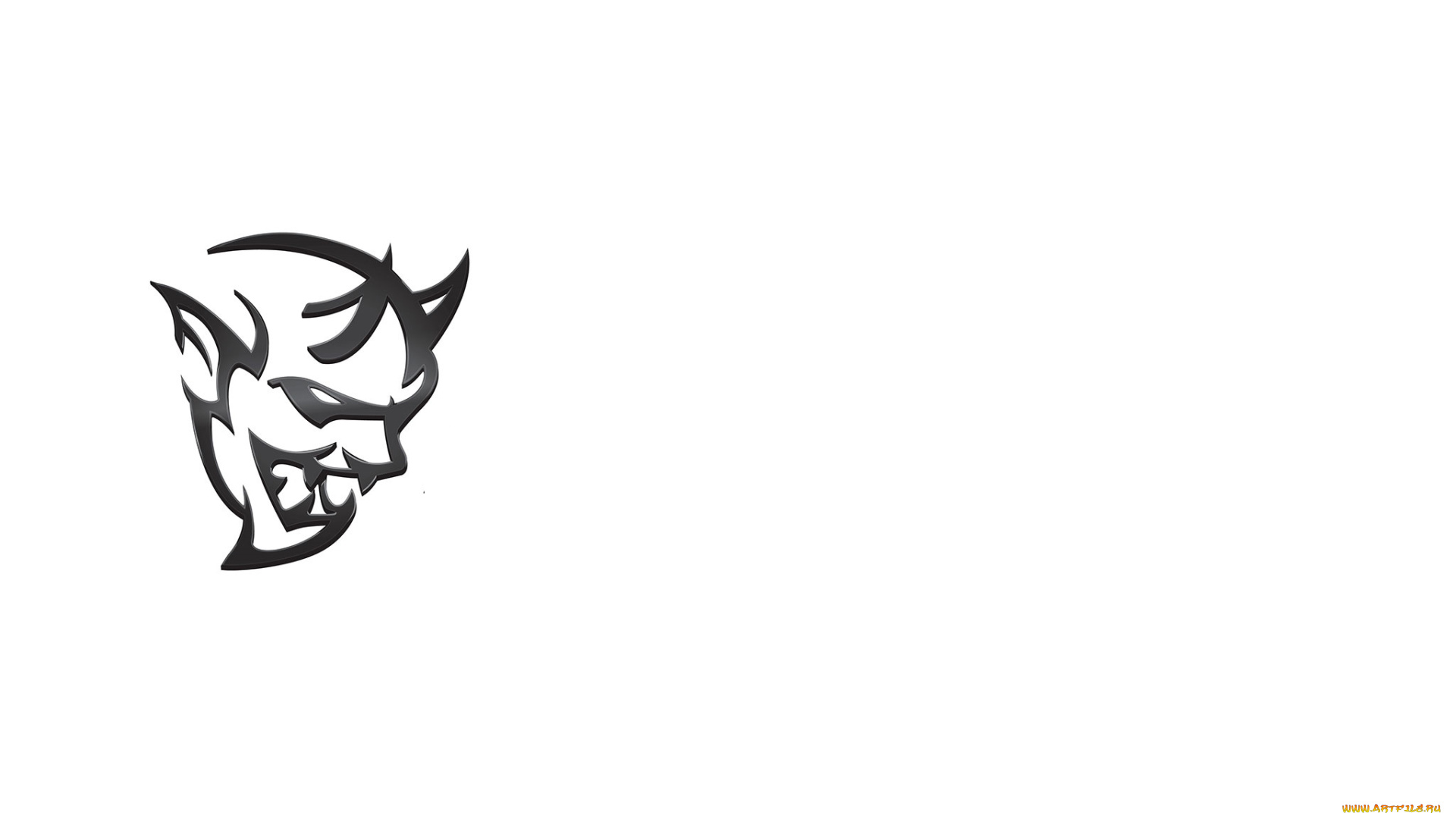 рисованное, минимализм, демон