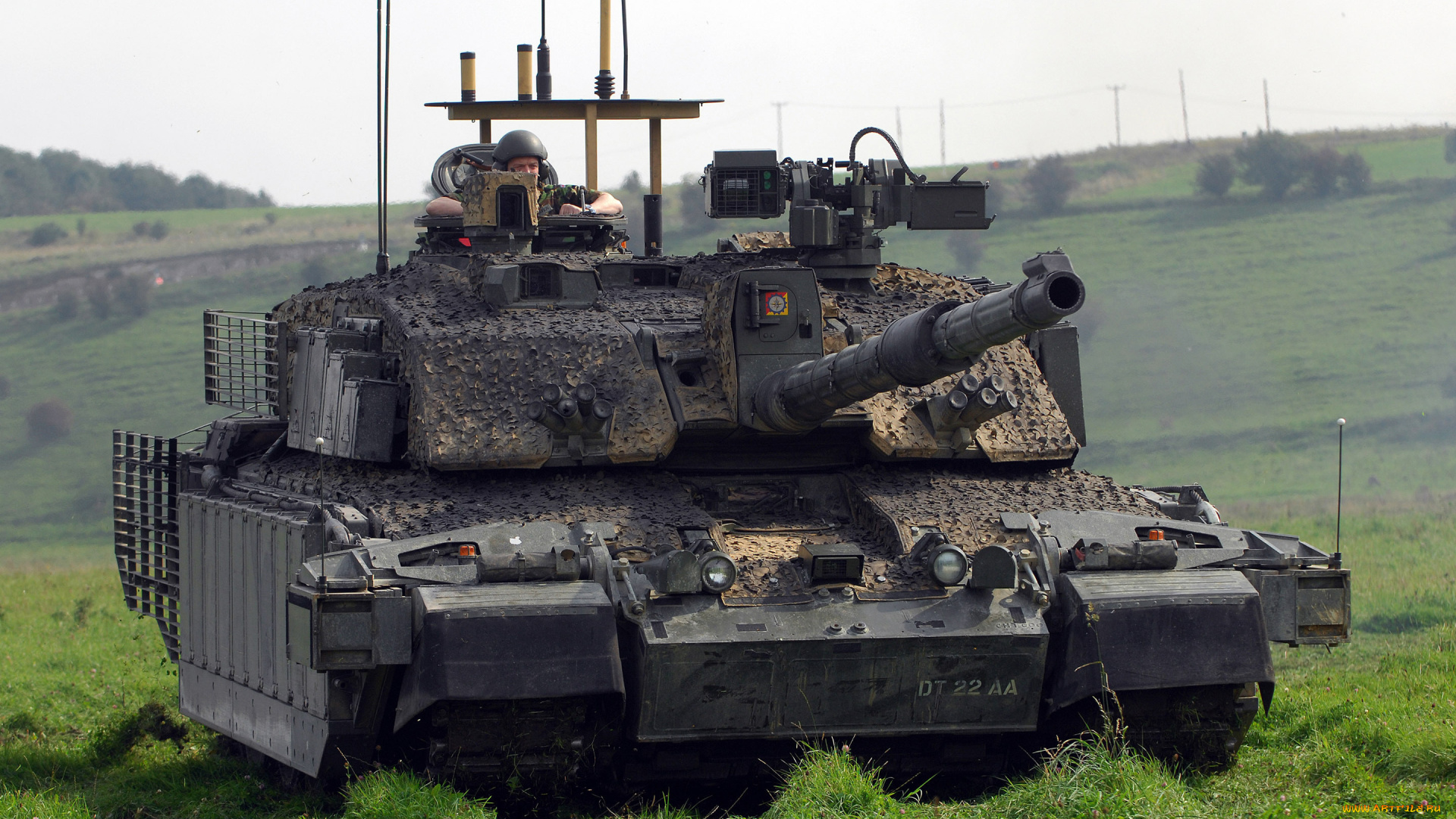 танки, техника, военная, техника, основной, англия, challenger, 2, боевой, танк