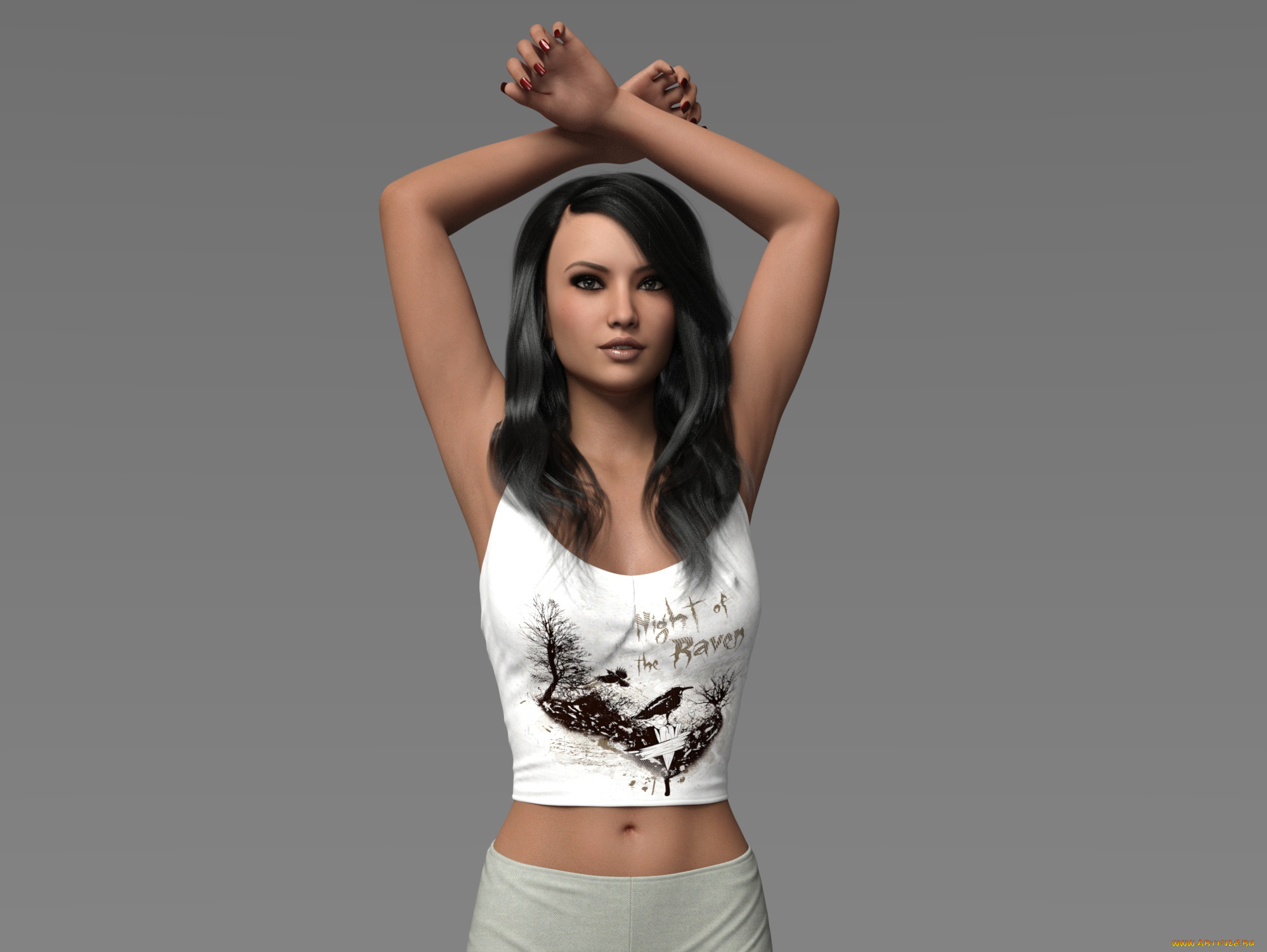 3д, графика, люди, , people, девушка, взгляд, фон