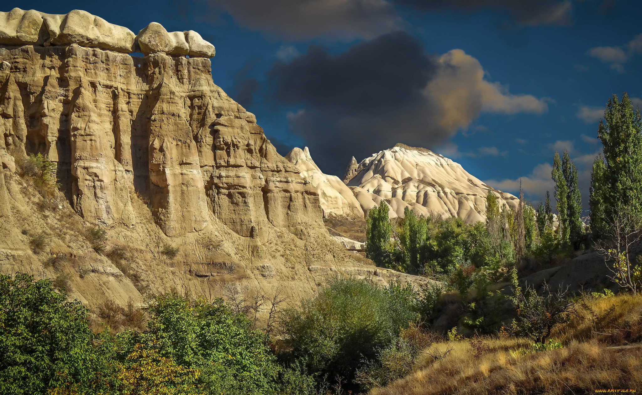 природа, горы, простор