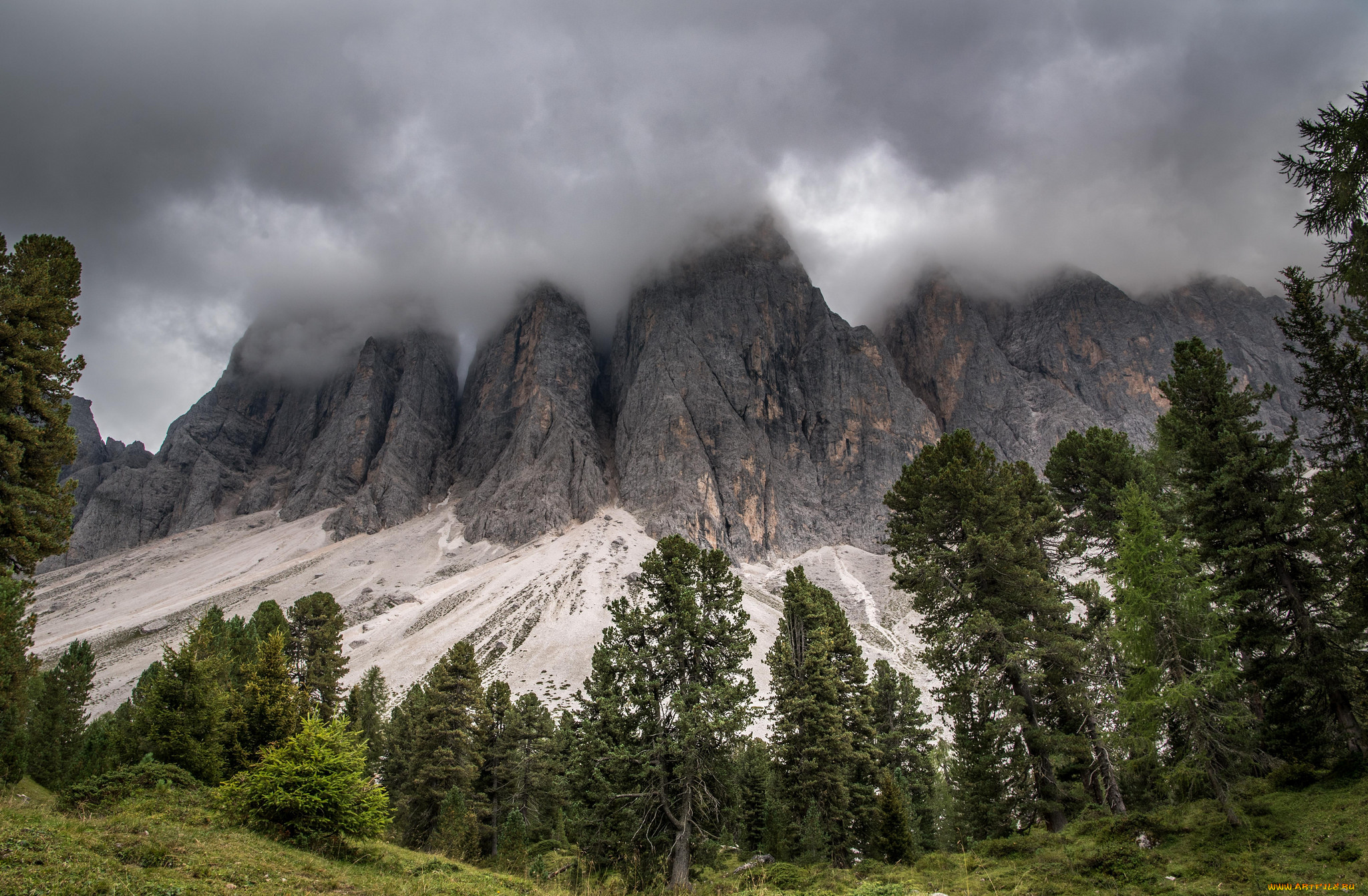 природа, горы, простор