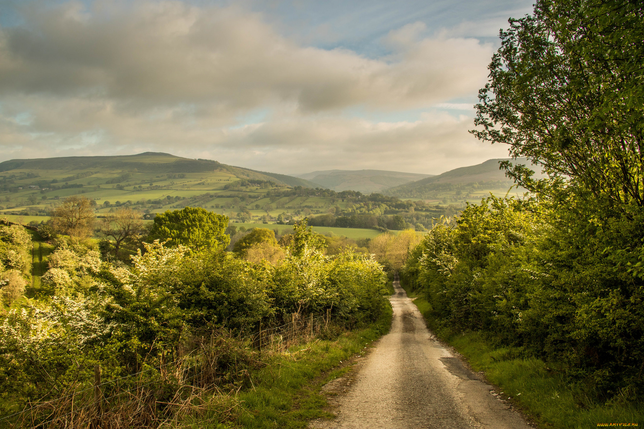 природа, дороги, тракт