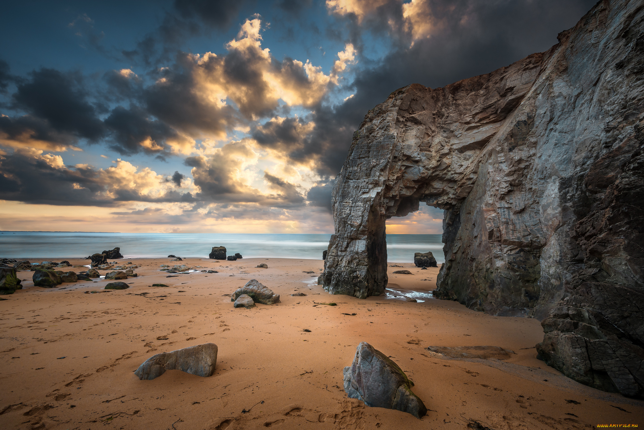 природа, побережье, берег, море