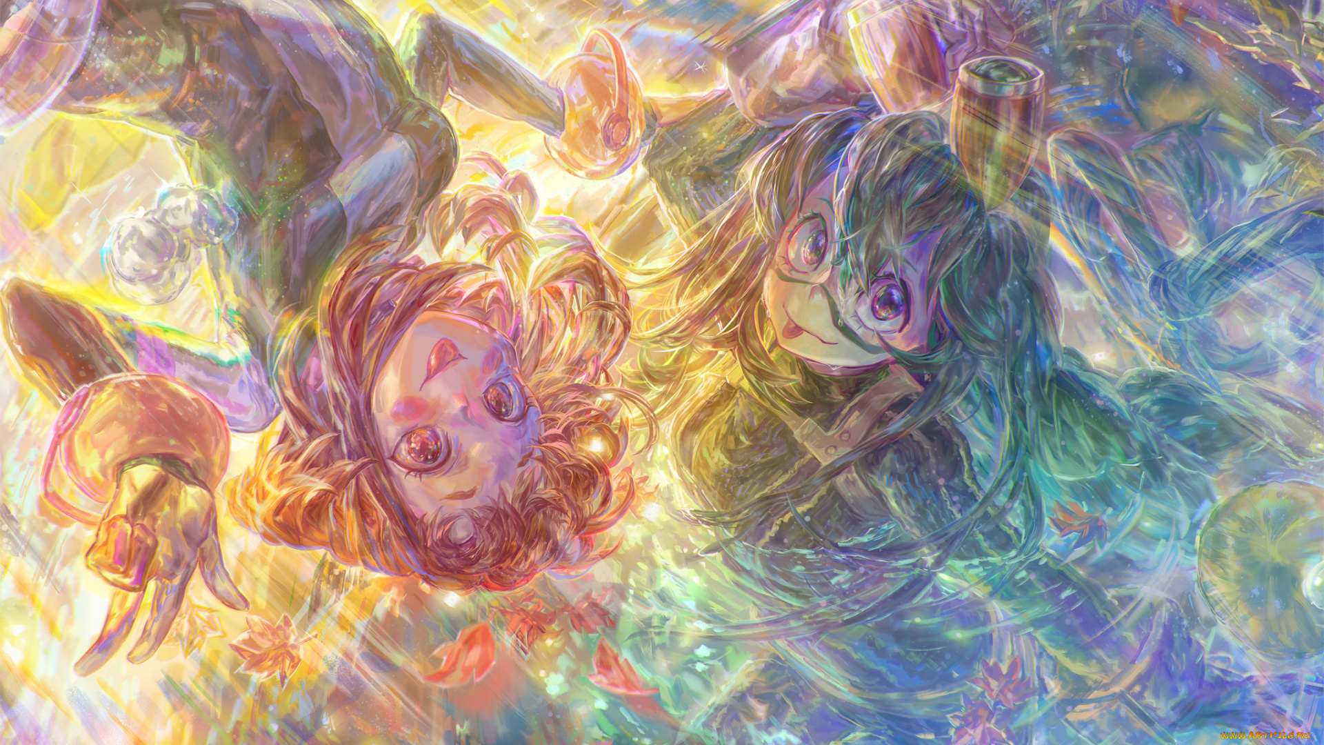 аниме, boku, no, hero, academia, девушки