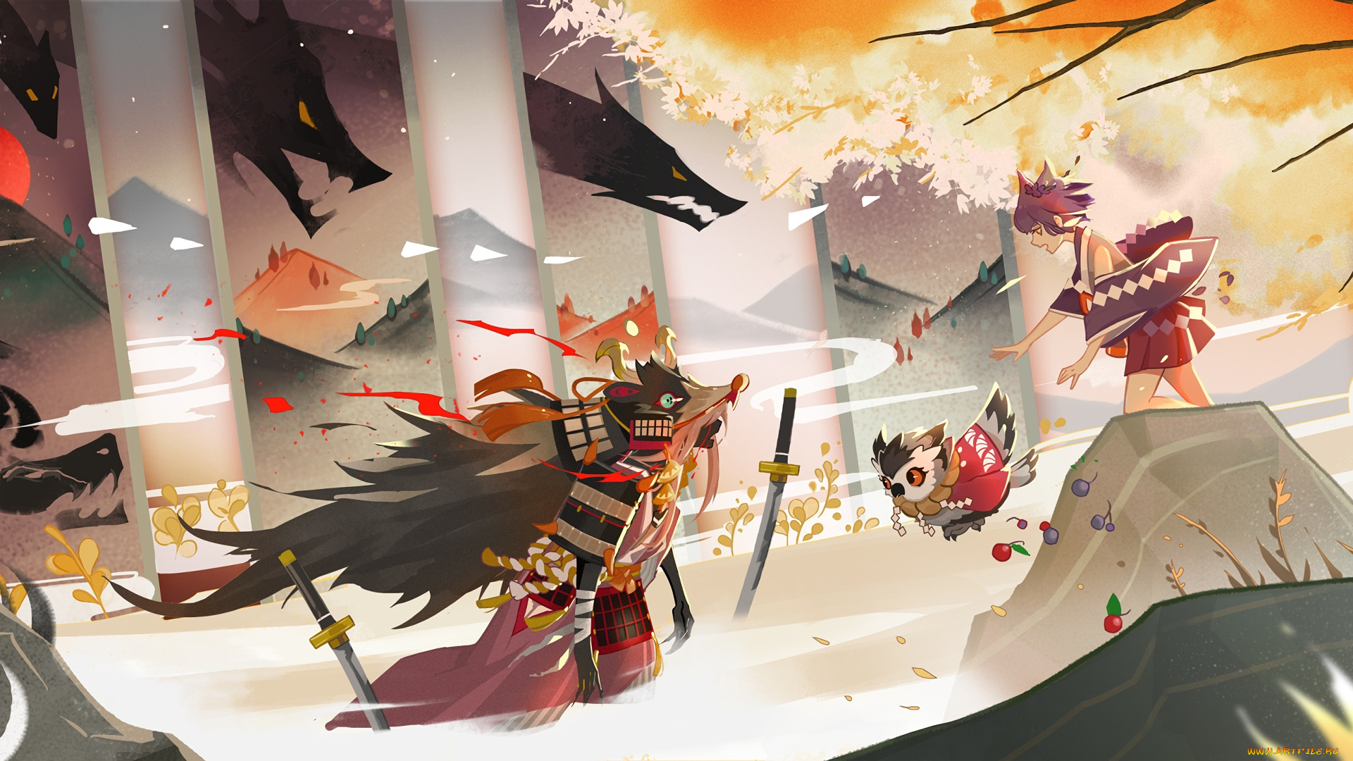 аниме, onmyouji, онмёджи