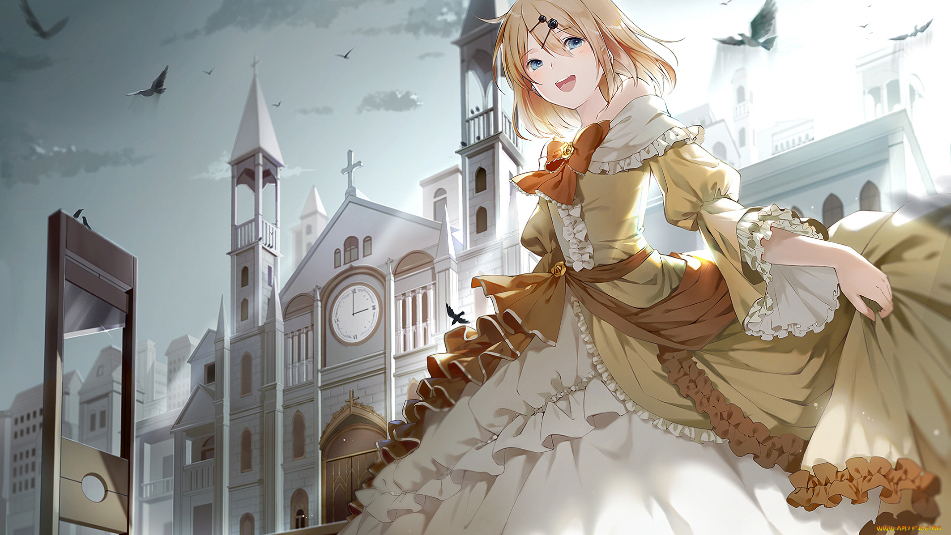 аниме, vocaloid, девушка