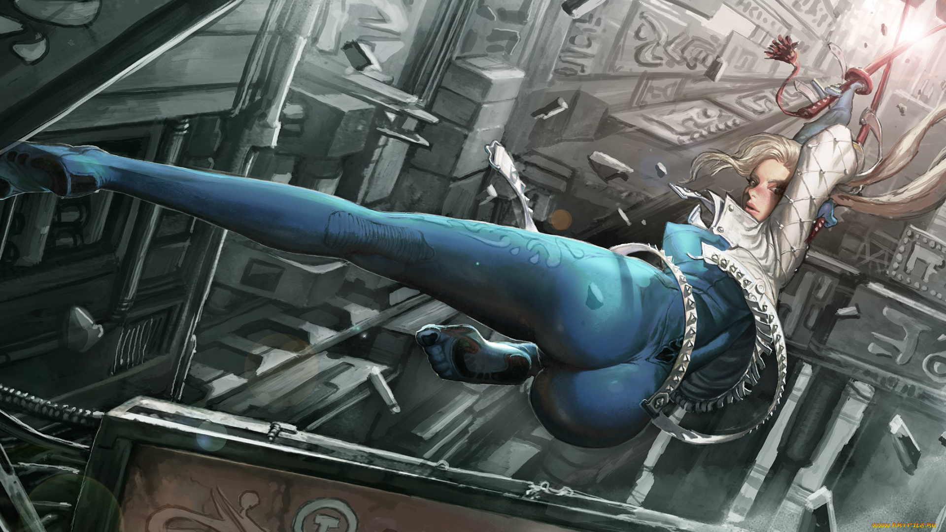 фэнтези, девушки, поза, взгляд, эротика, арт, девушка, костюм, art