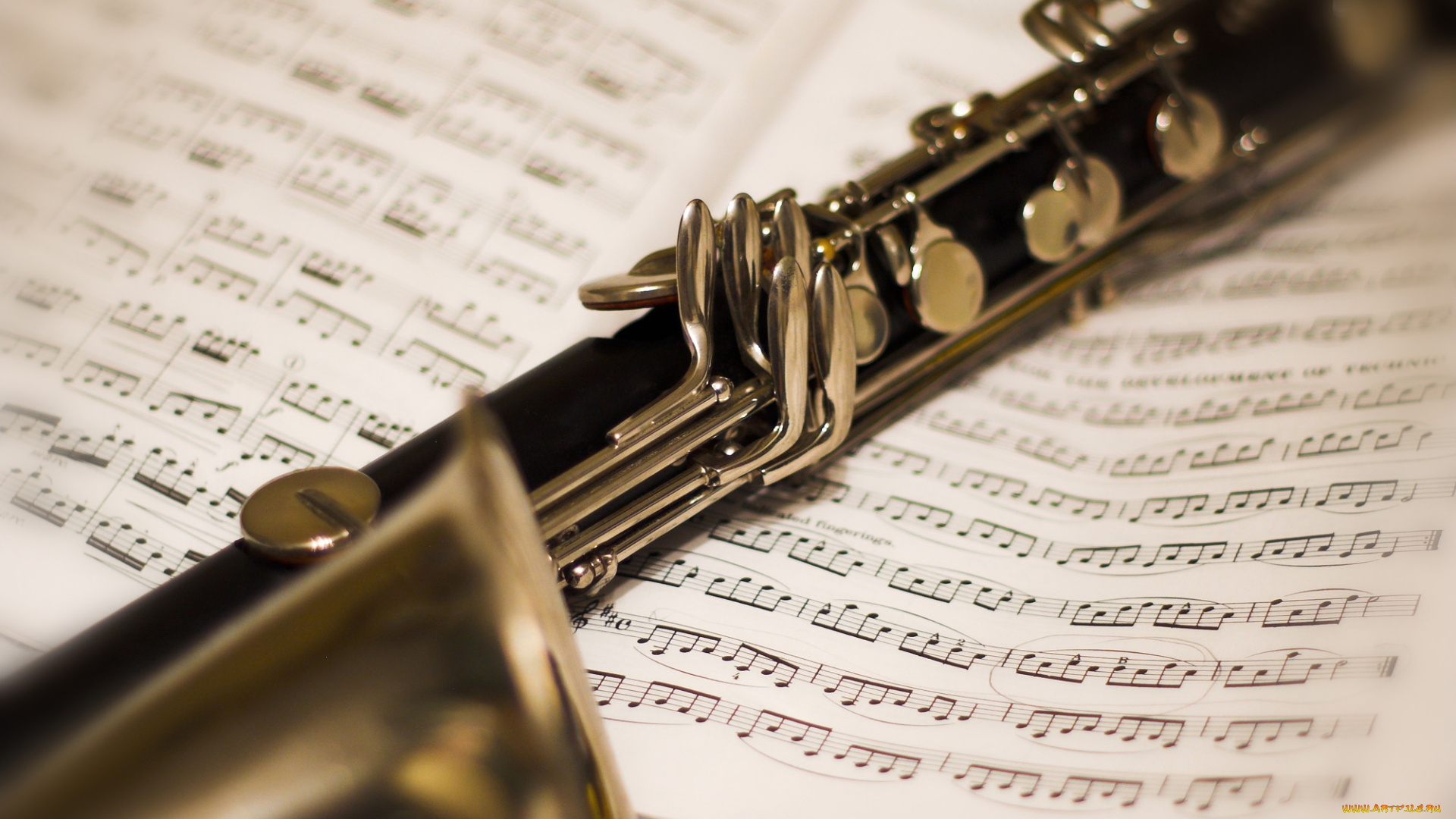 музыка, -музыкальные, инструменты, ноты, кларнет