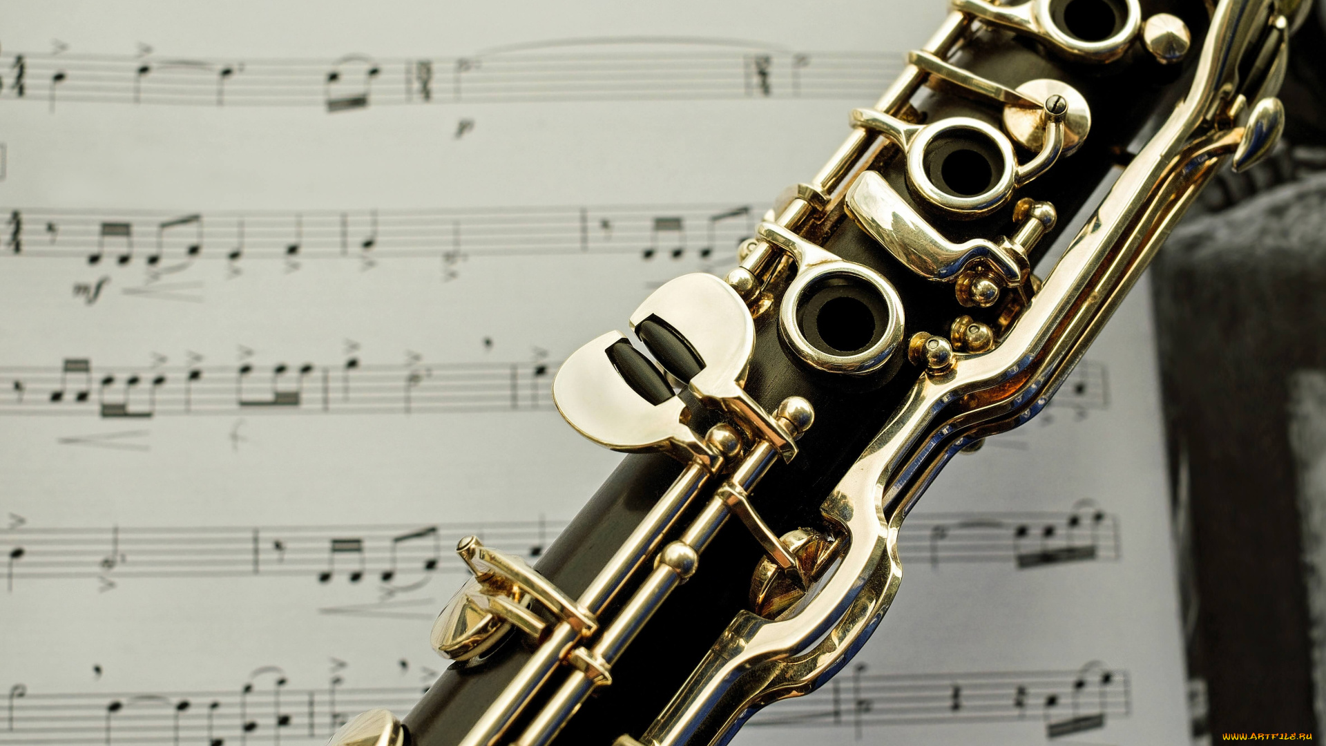 музыка, -музыкальные, инструменты, ноты, кларнет