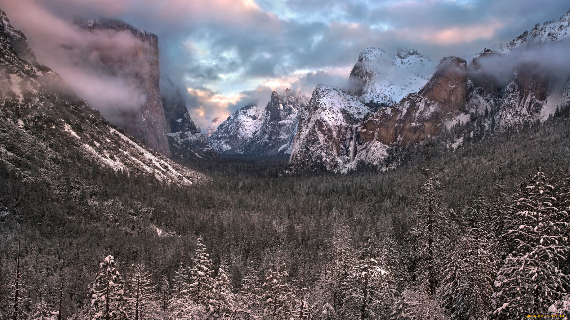 природа, горы, простор