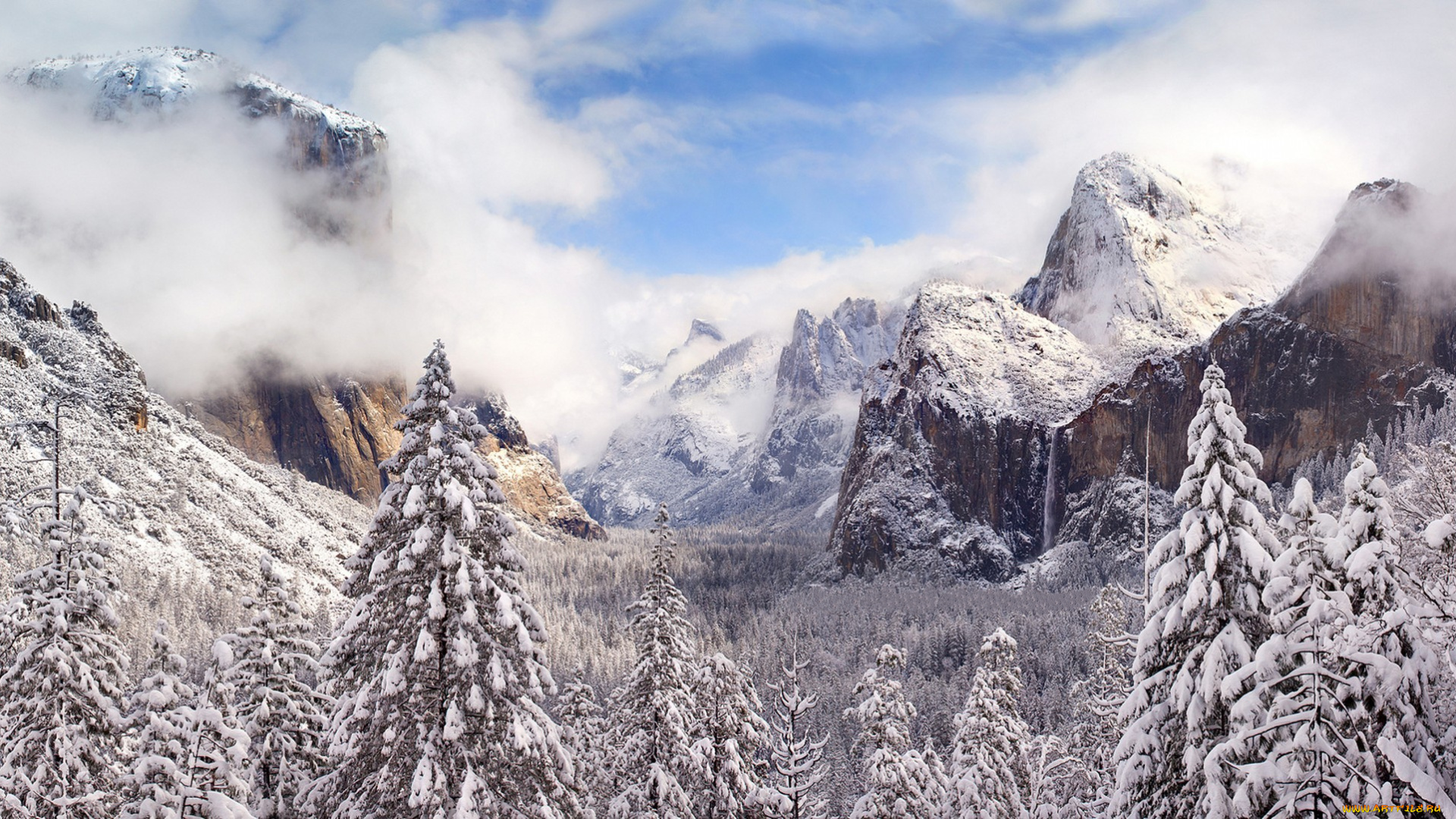 природа, горы, простор