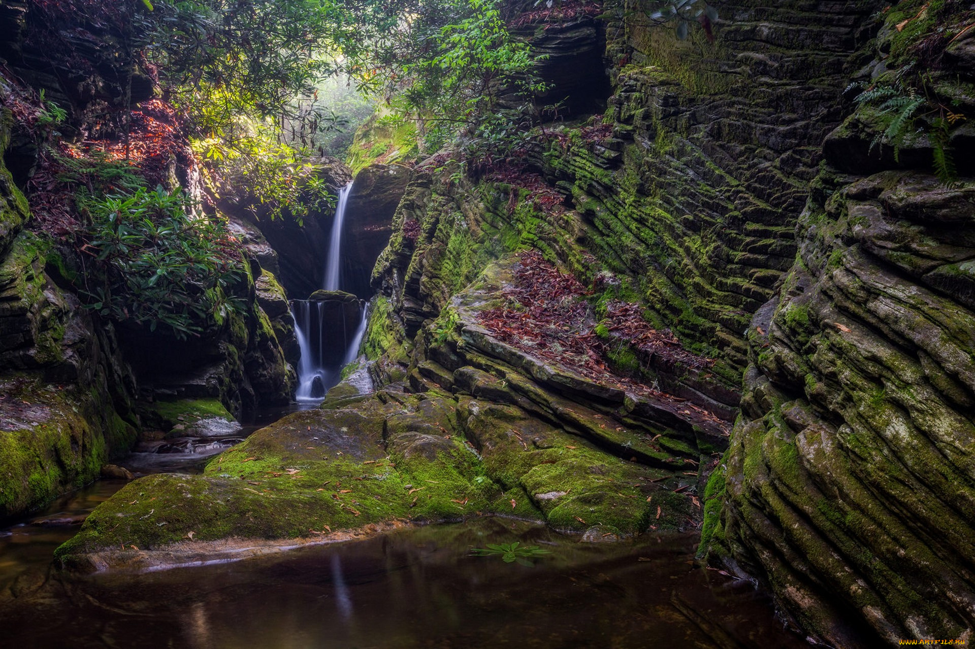 природа, водопады, простор