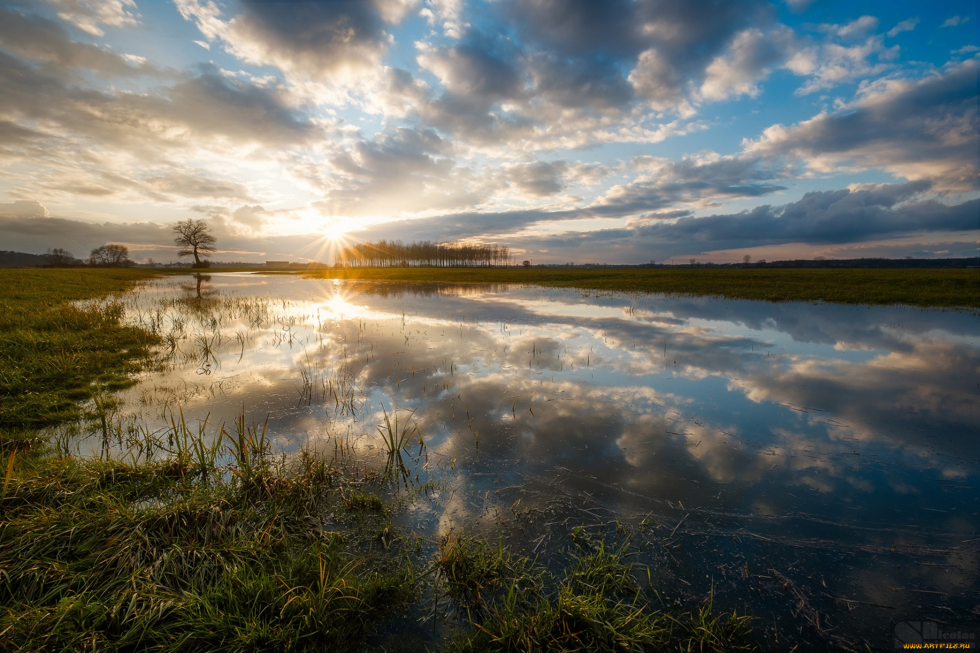 природа, реки, озера, простор