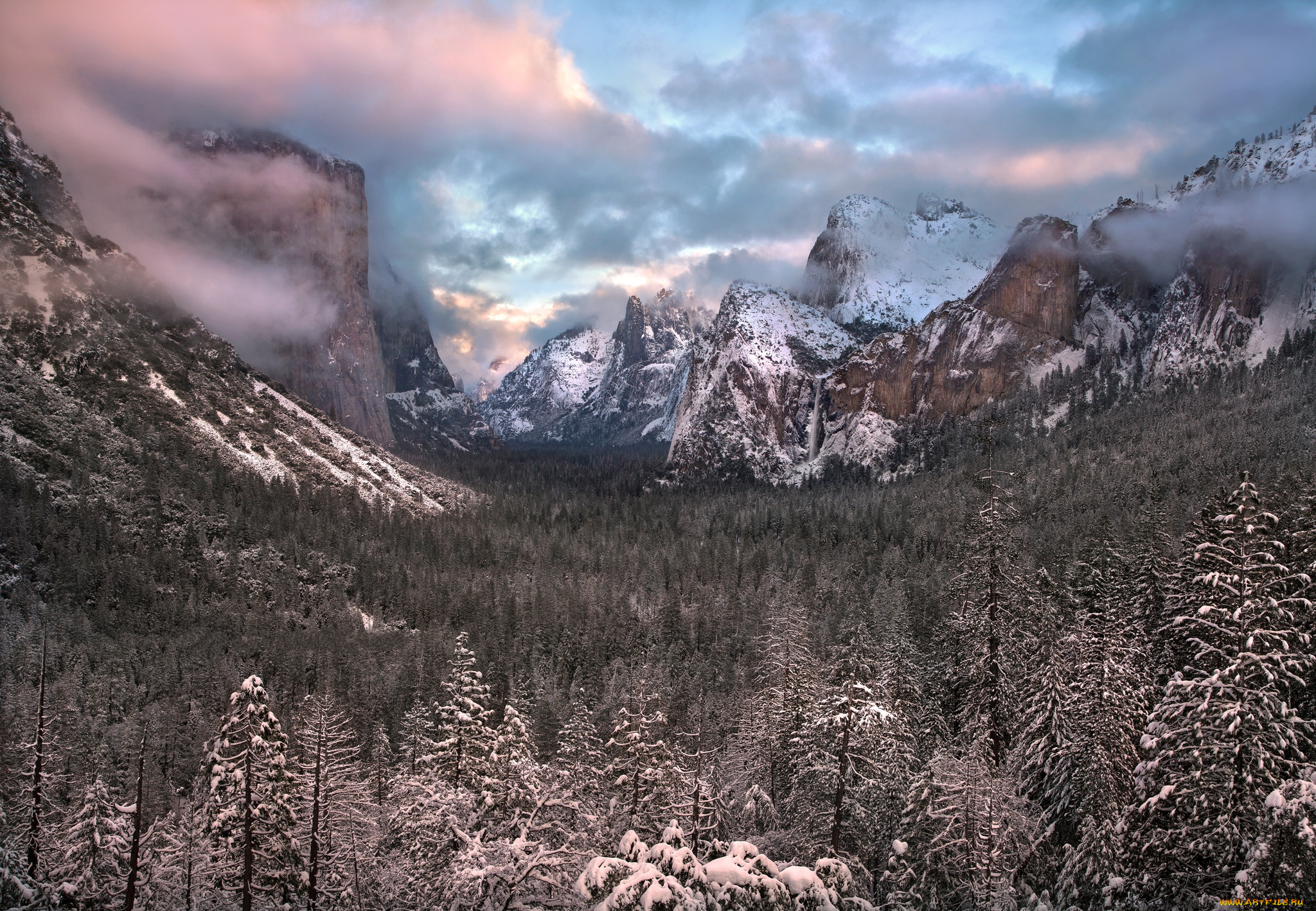 природа, горы, простор