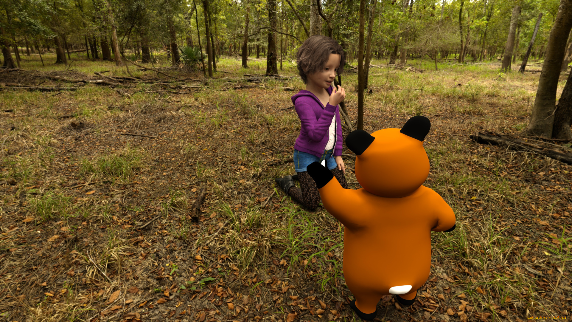 3д, графика, люди, , people, фон, взгляд, девушка