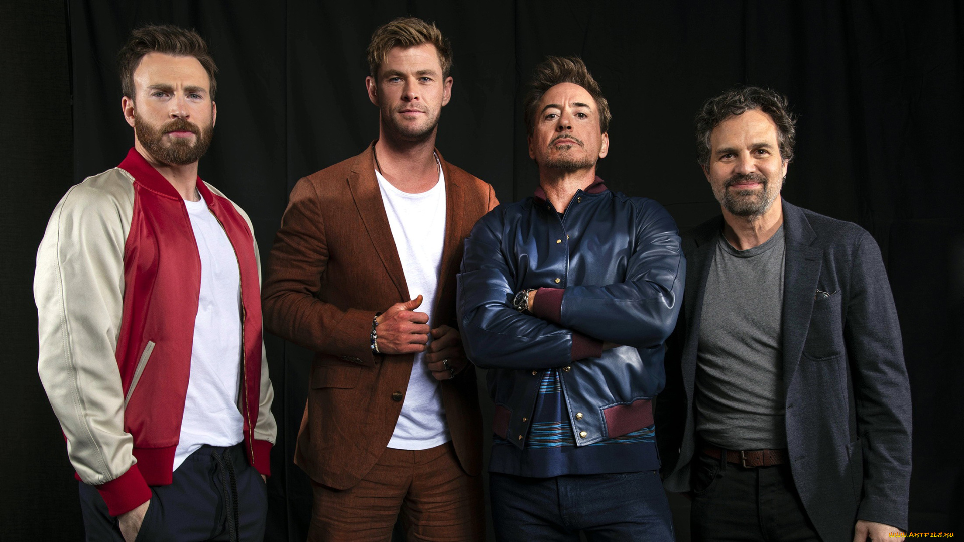 разное, знаменитости, robert, downey, chris, hemsworth, evans, mark, ruffalo