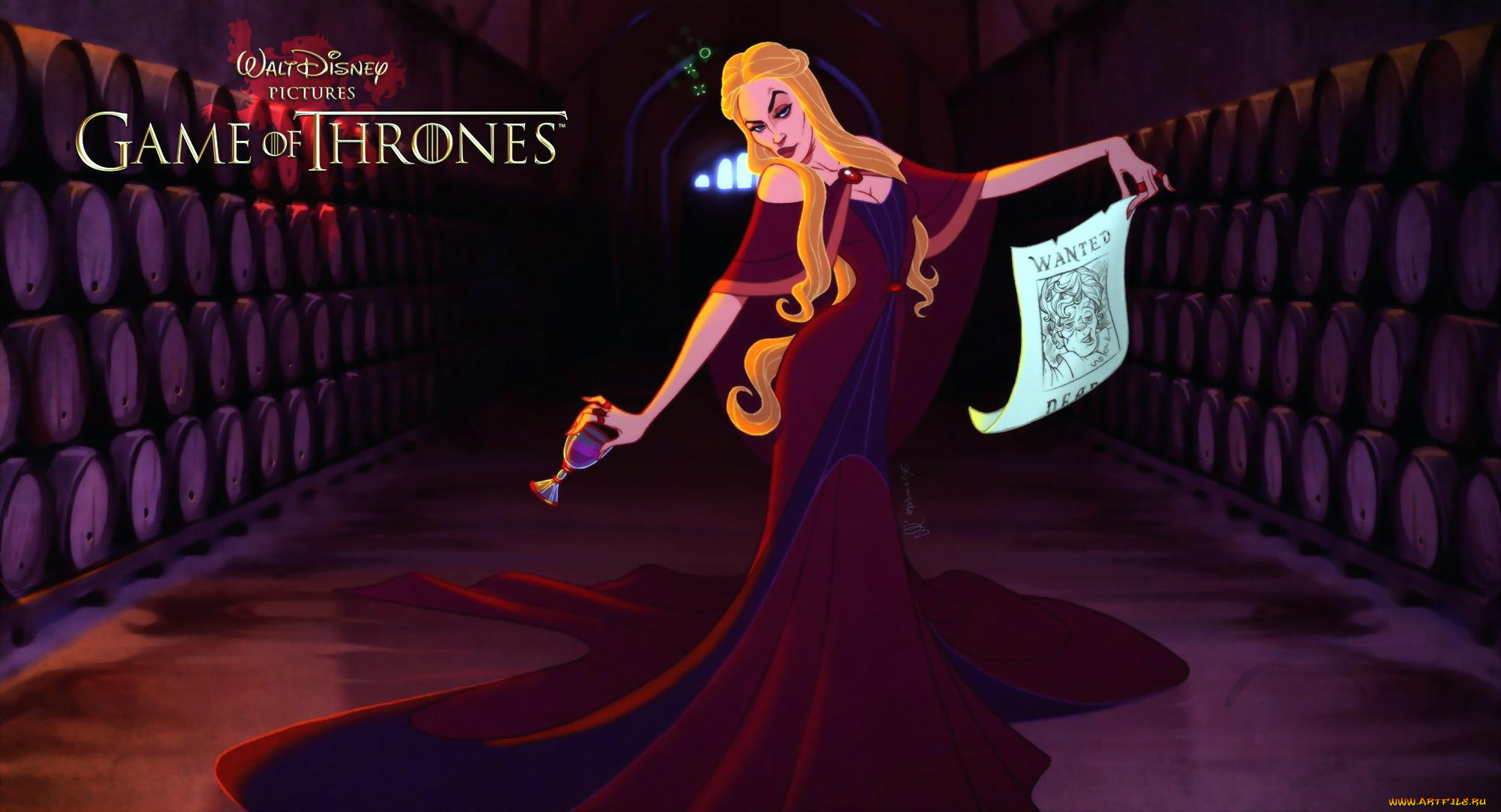 рисованное, кино, серсея, бокал, бумага, бочки, вино