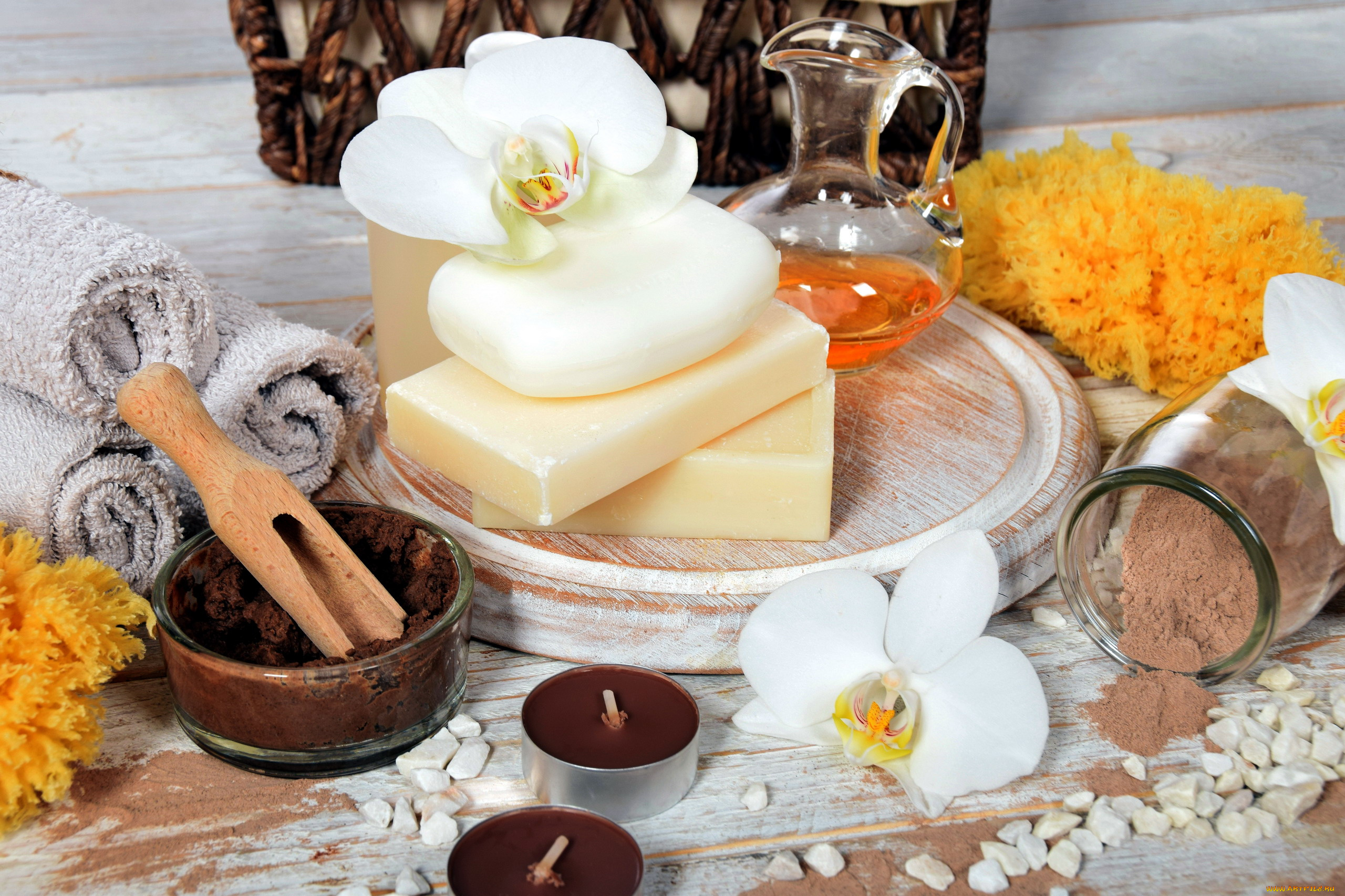 разное, косметические, средства, , духи, свечи, мыло, орхидея