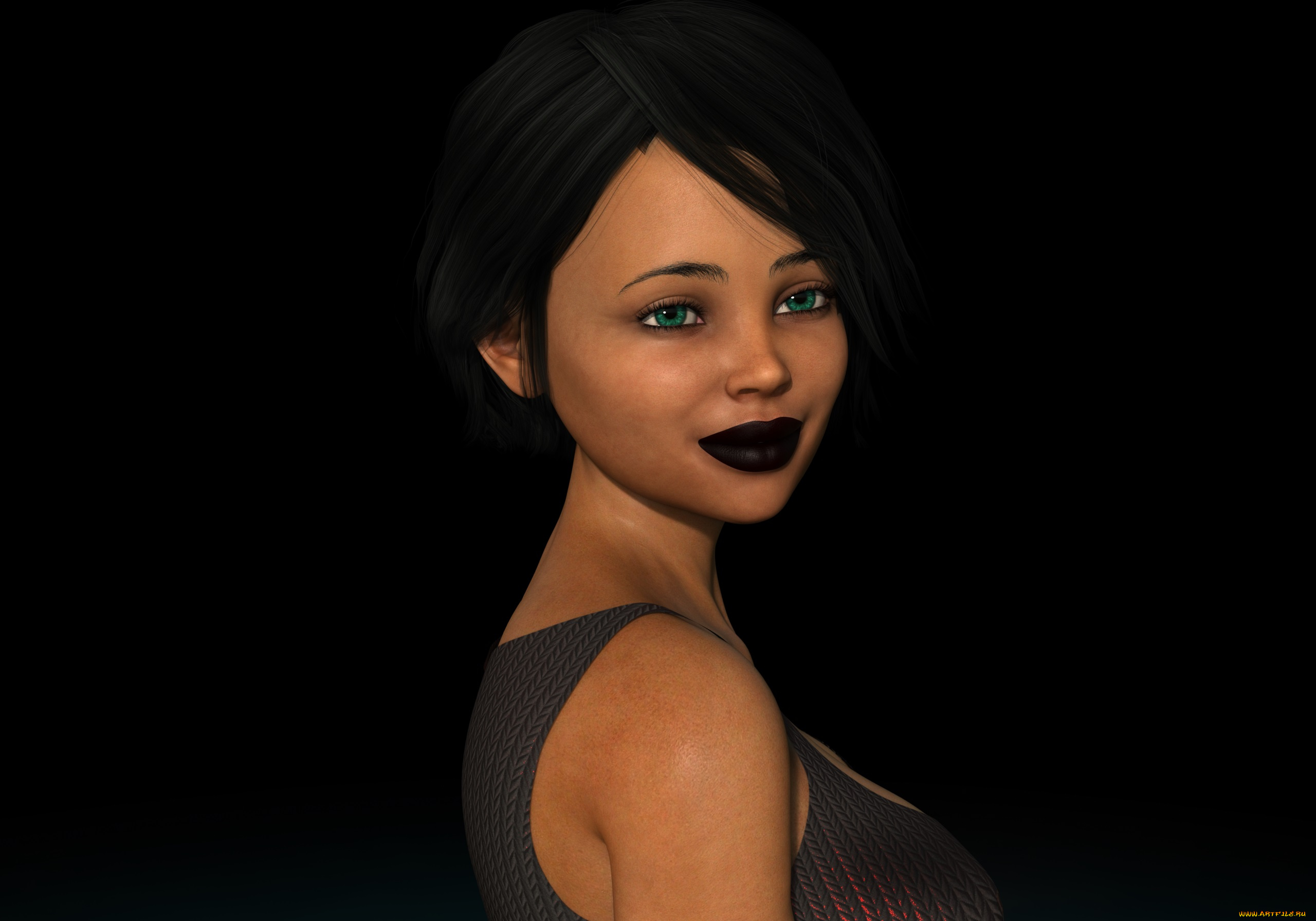 3д, графика, люди, , people, фон, взгляд, девушка