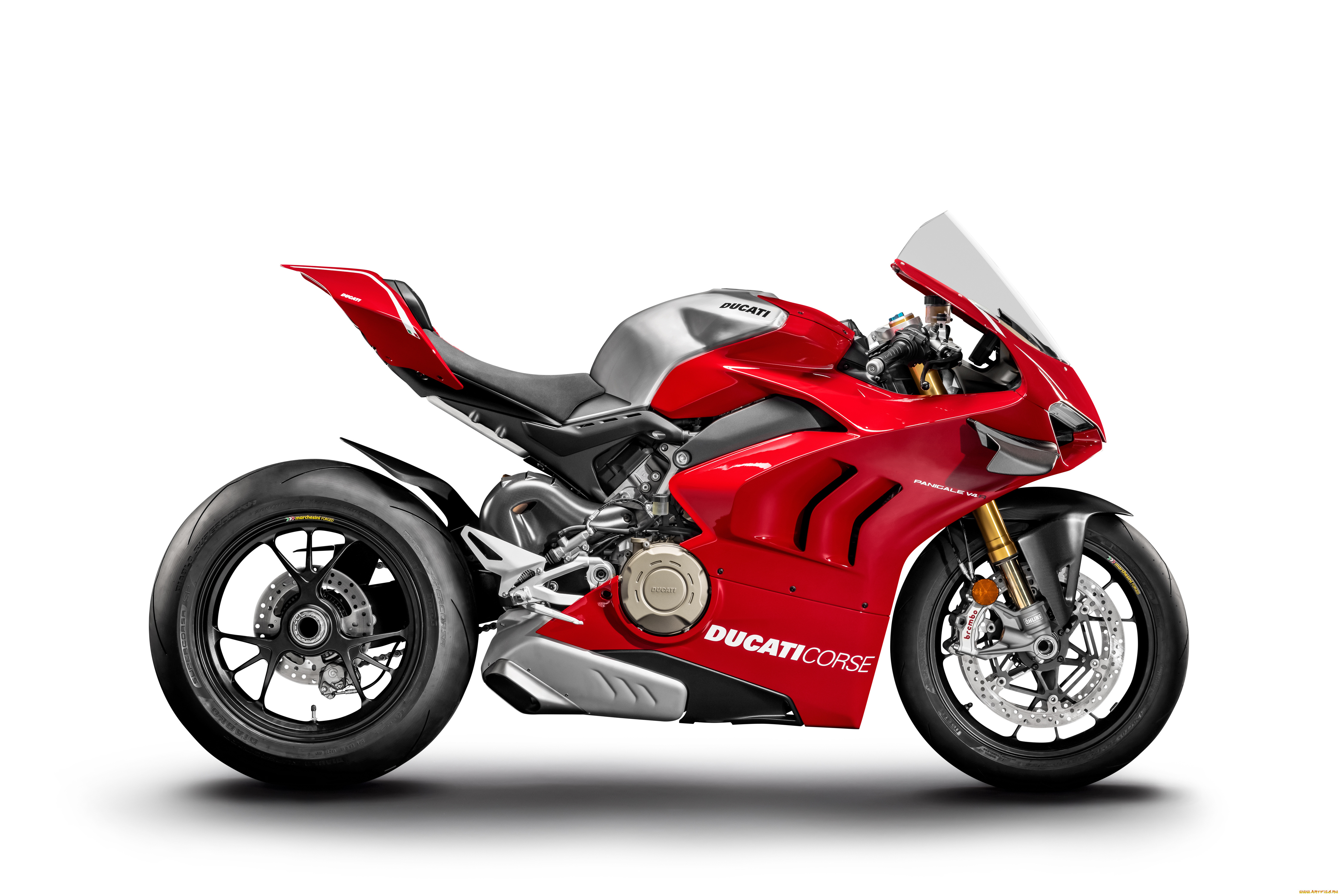 ducati, panigale, v4, мотоциклы, ducati, panigale, v4, байк, мотоцикл, красный