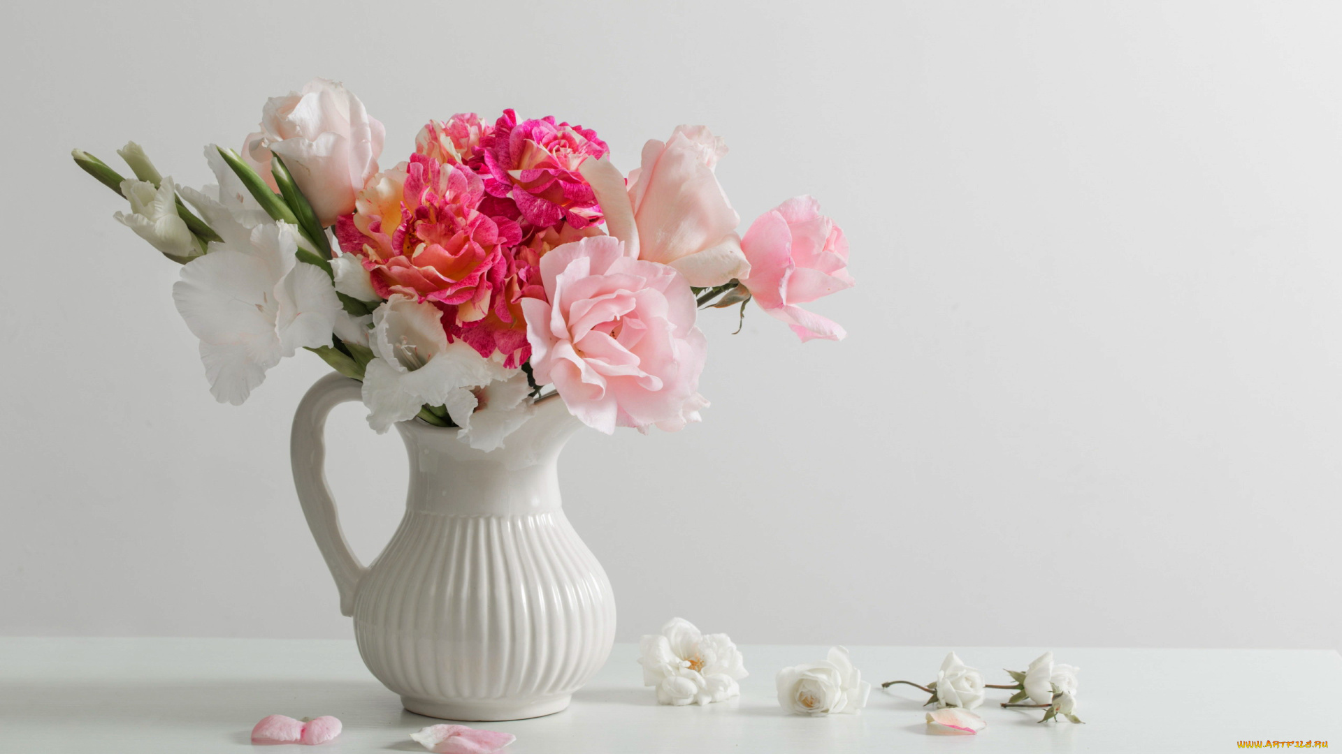 цветы, букеты, , композиции, гладиолус, розы