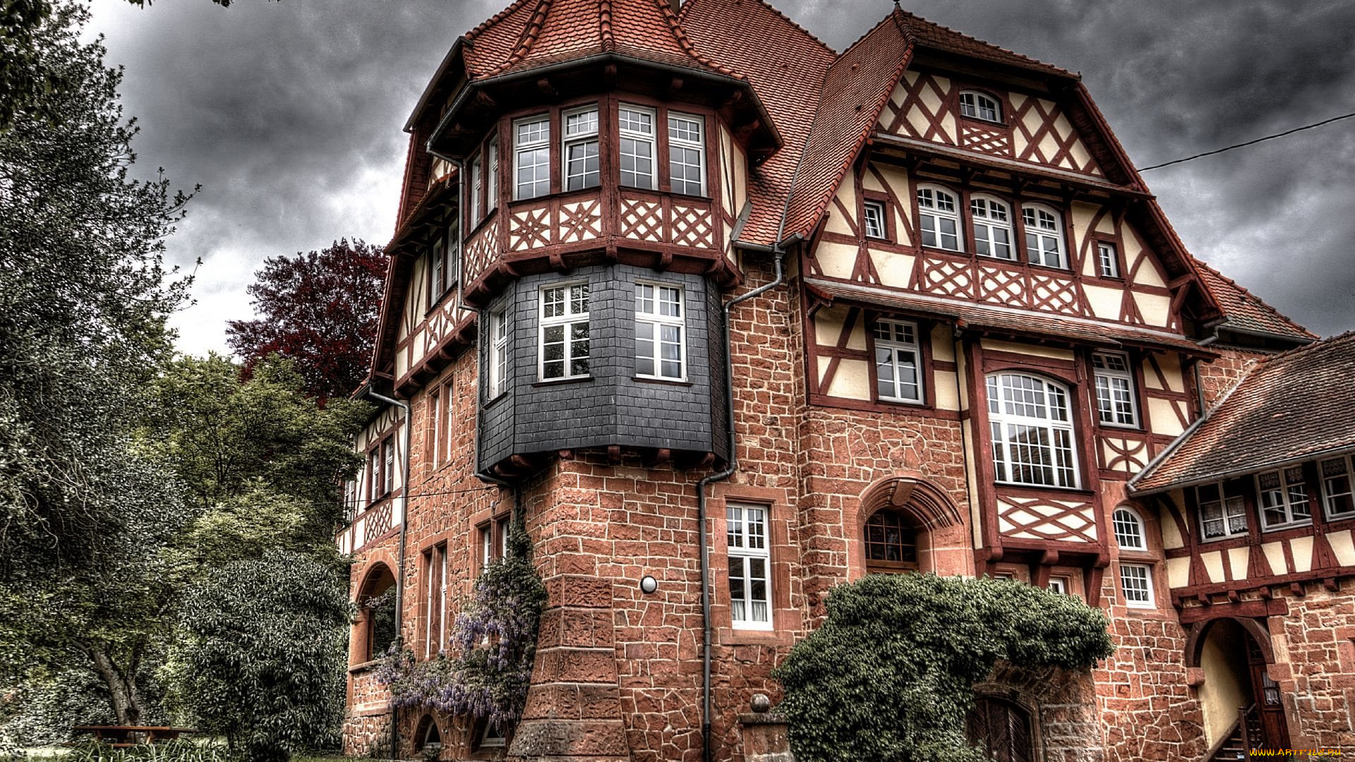 города, -, здания, , дома, особняк