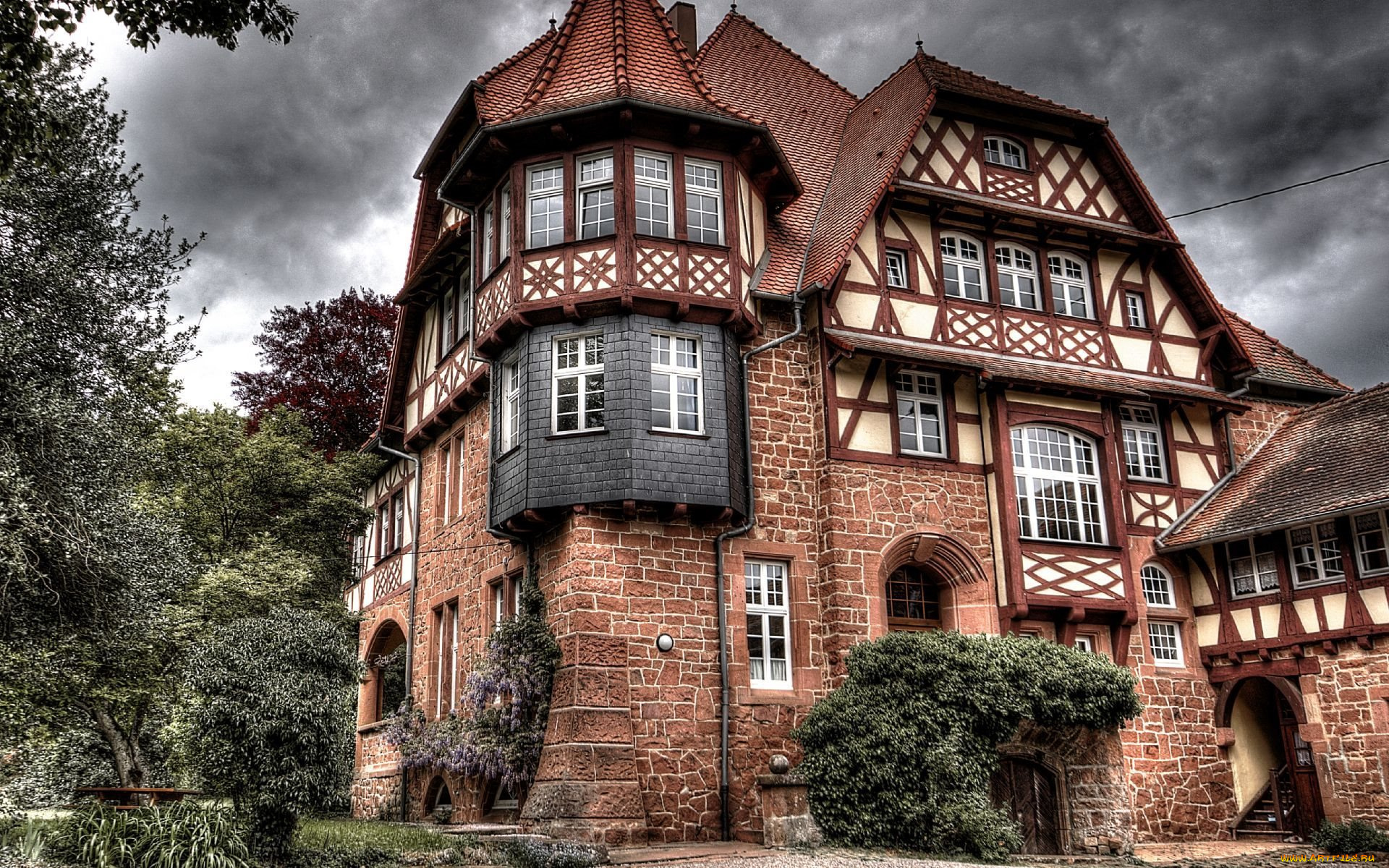 города, -, здания, , дома, особняк