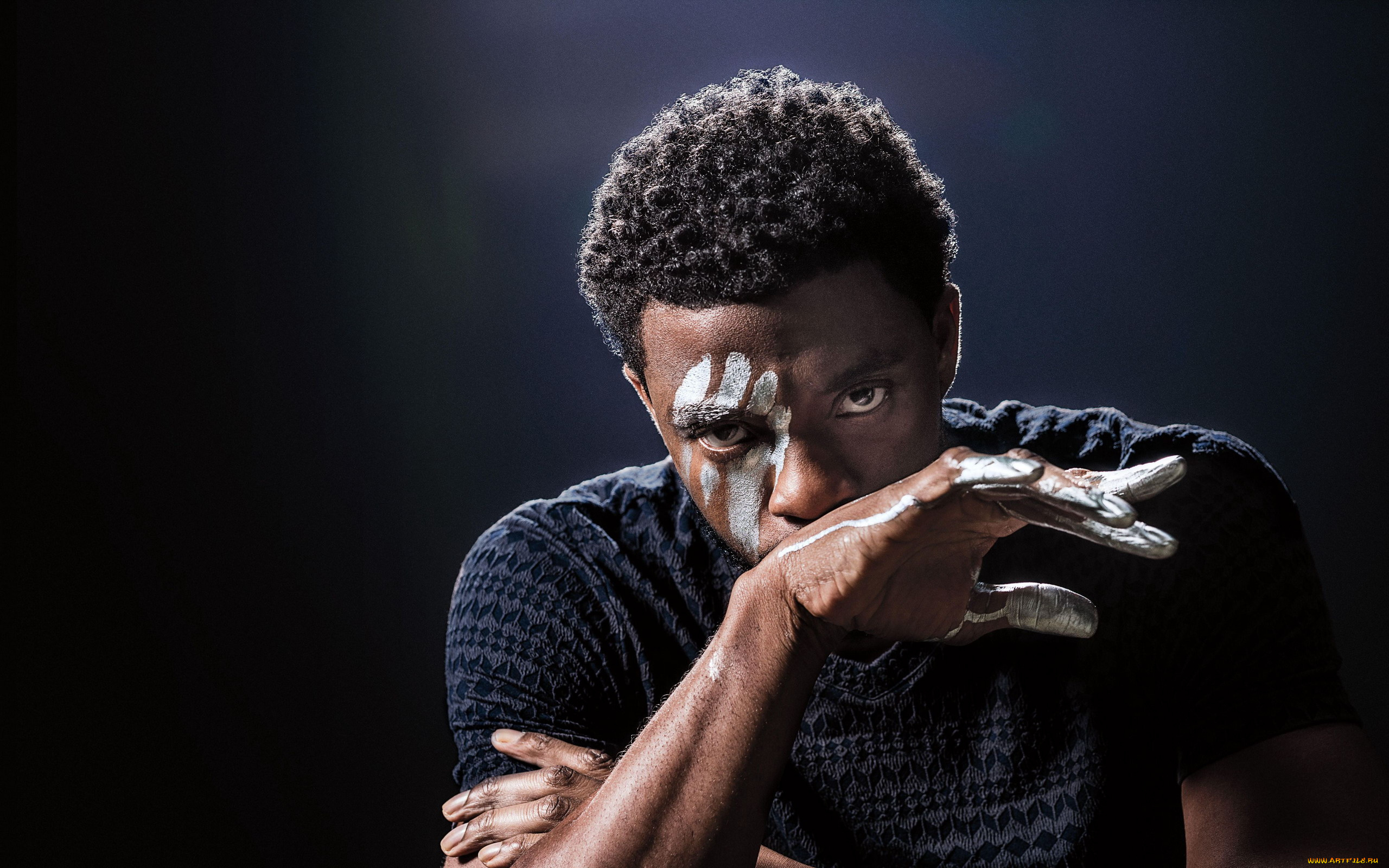 мужчины, chadwick, boseman, взгляд