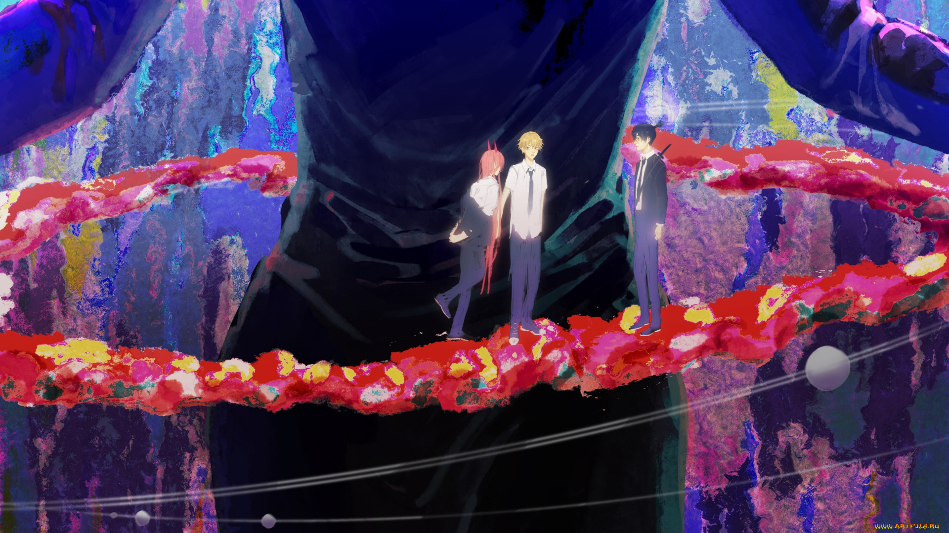 аниме, chainsaw, man, chainsaw, man