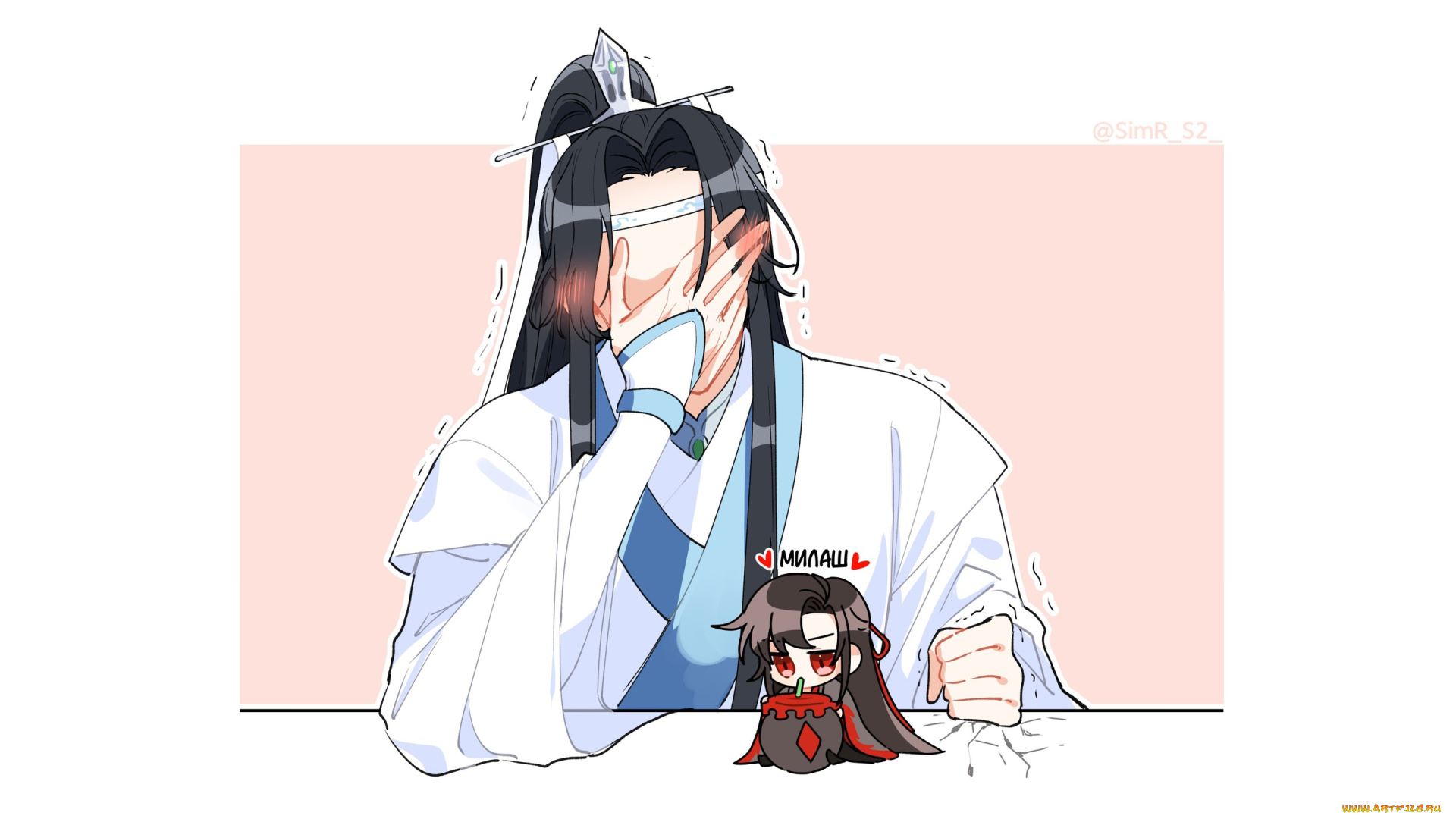 аниме, mo, dao, zu, shi, лань, ванцзи, вэй, усянь, чиби