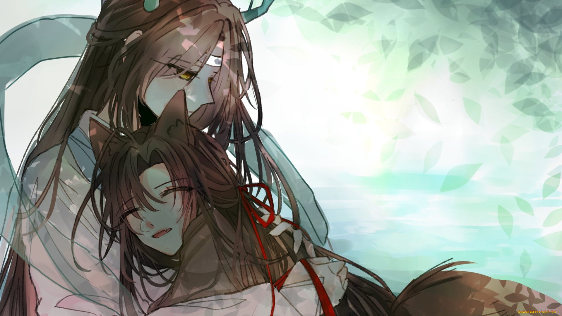 аниме, mo, dao, zu, shi, лань, ванцзи, вэй, усянь, дракон, лис