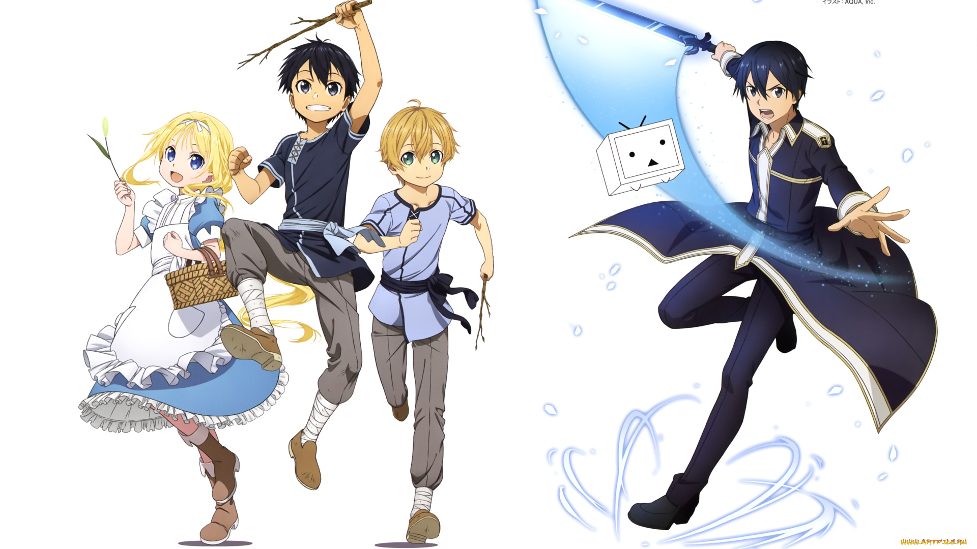 аниме, sword, art, online, мастера, меча, онлайн, алисизация