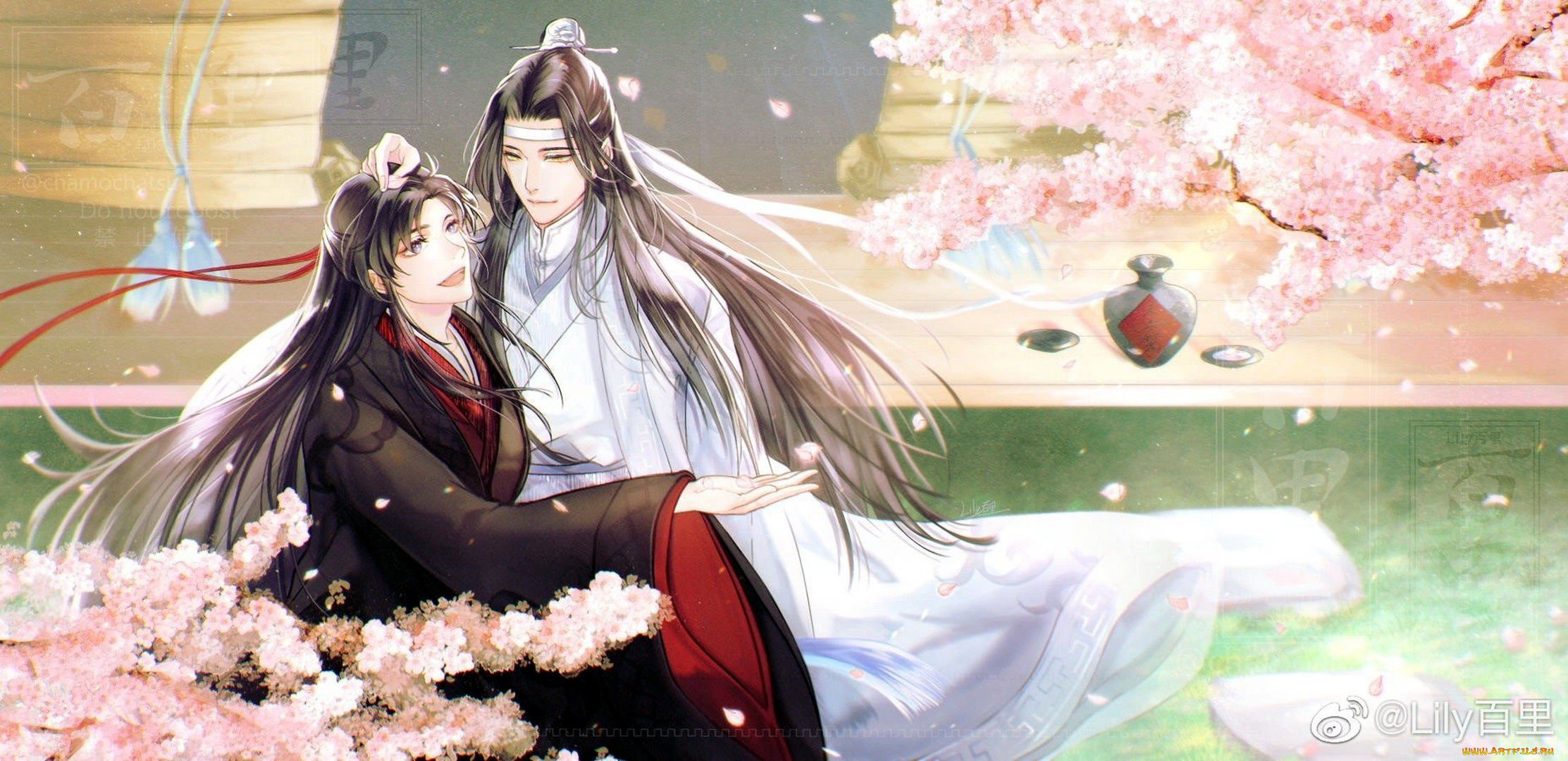 аниме, mo, dao, zu, shi, вэй, усянь, лань, ванцзы, цветение