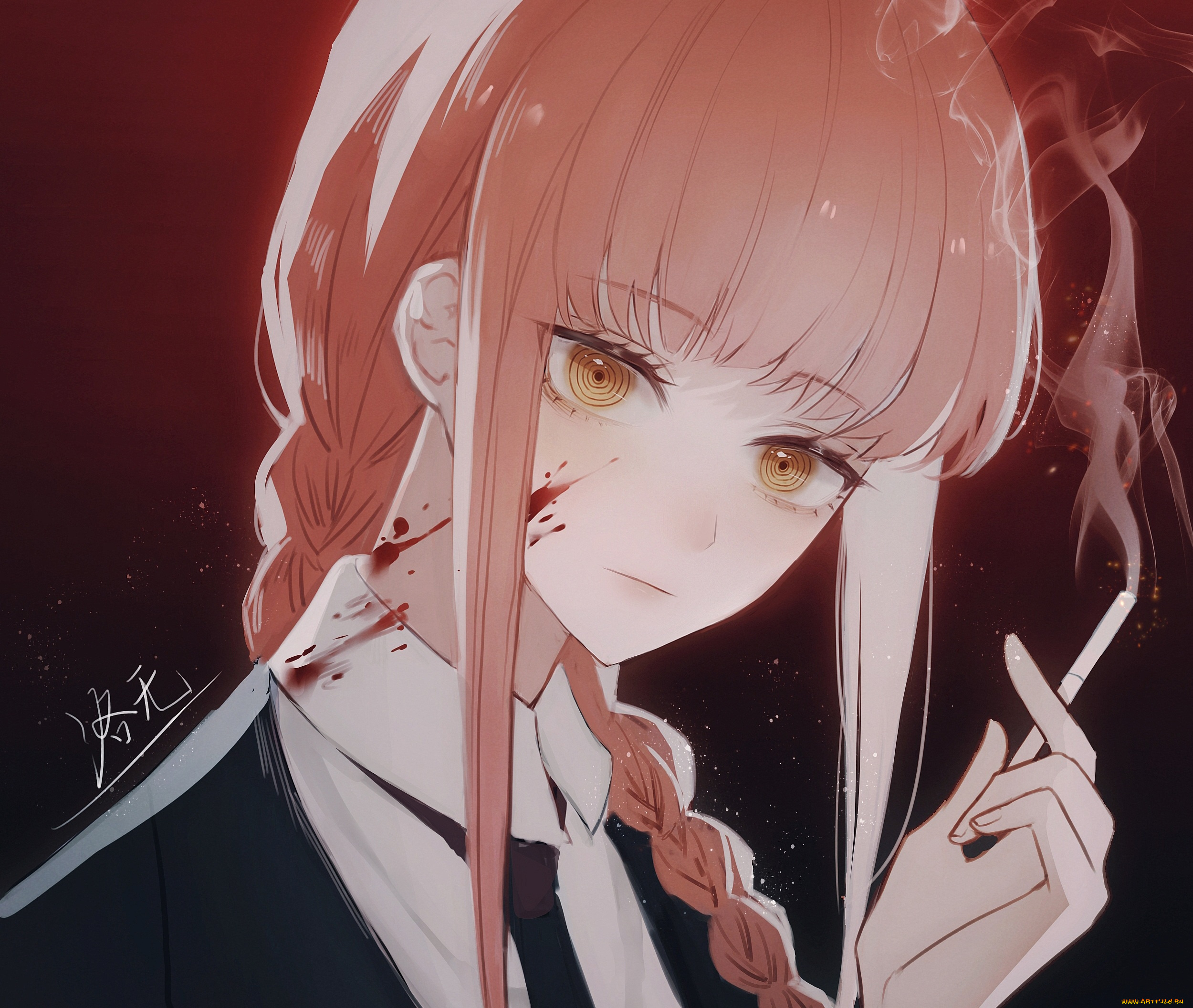 аниме, chainsaw, man, chainsaw, man