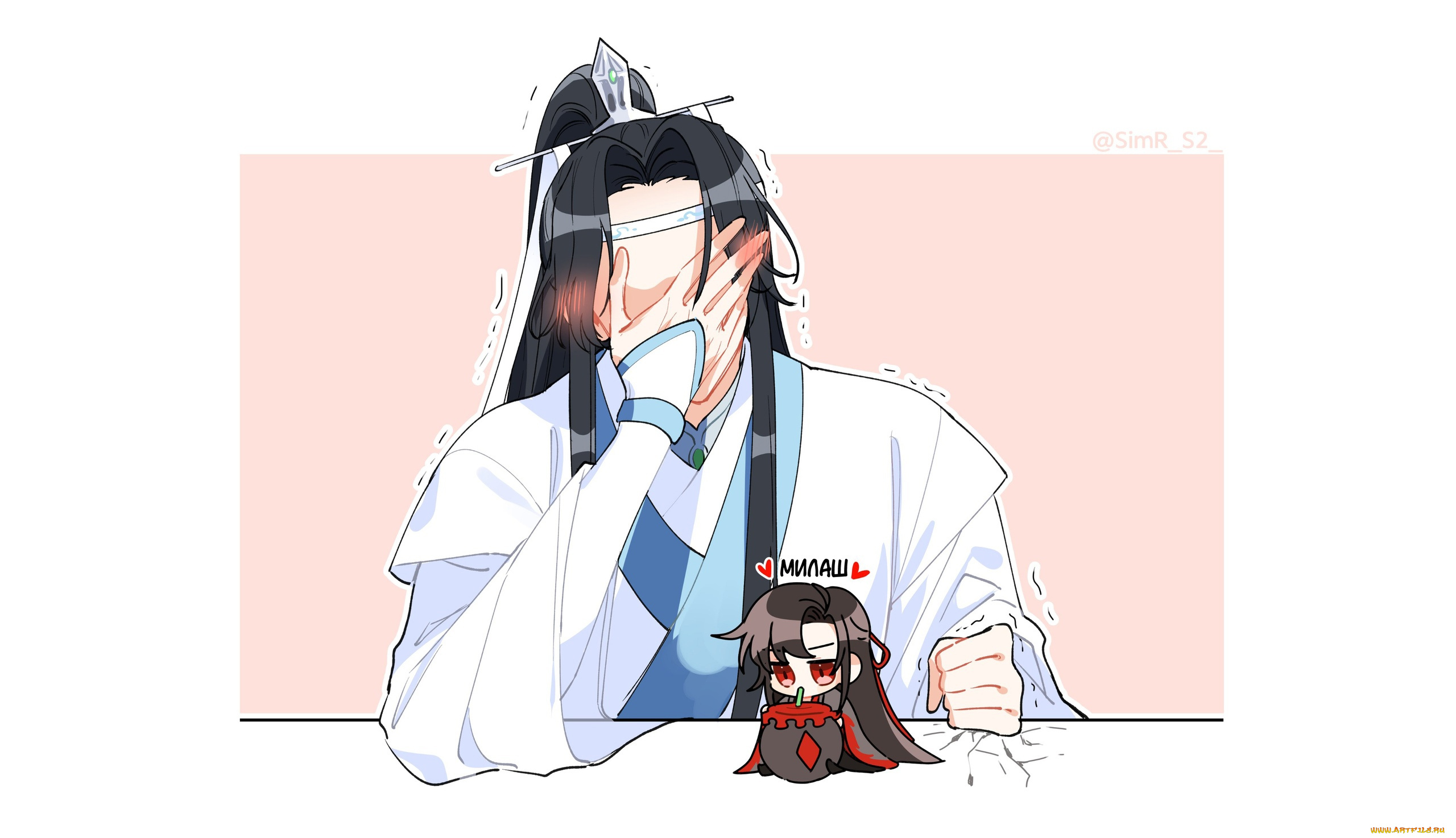 аниме, mo, dao, zu, shi, лань, ванцзи, вэй, усянь, чиби