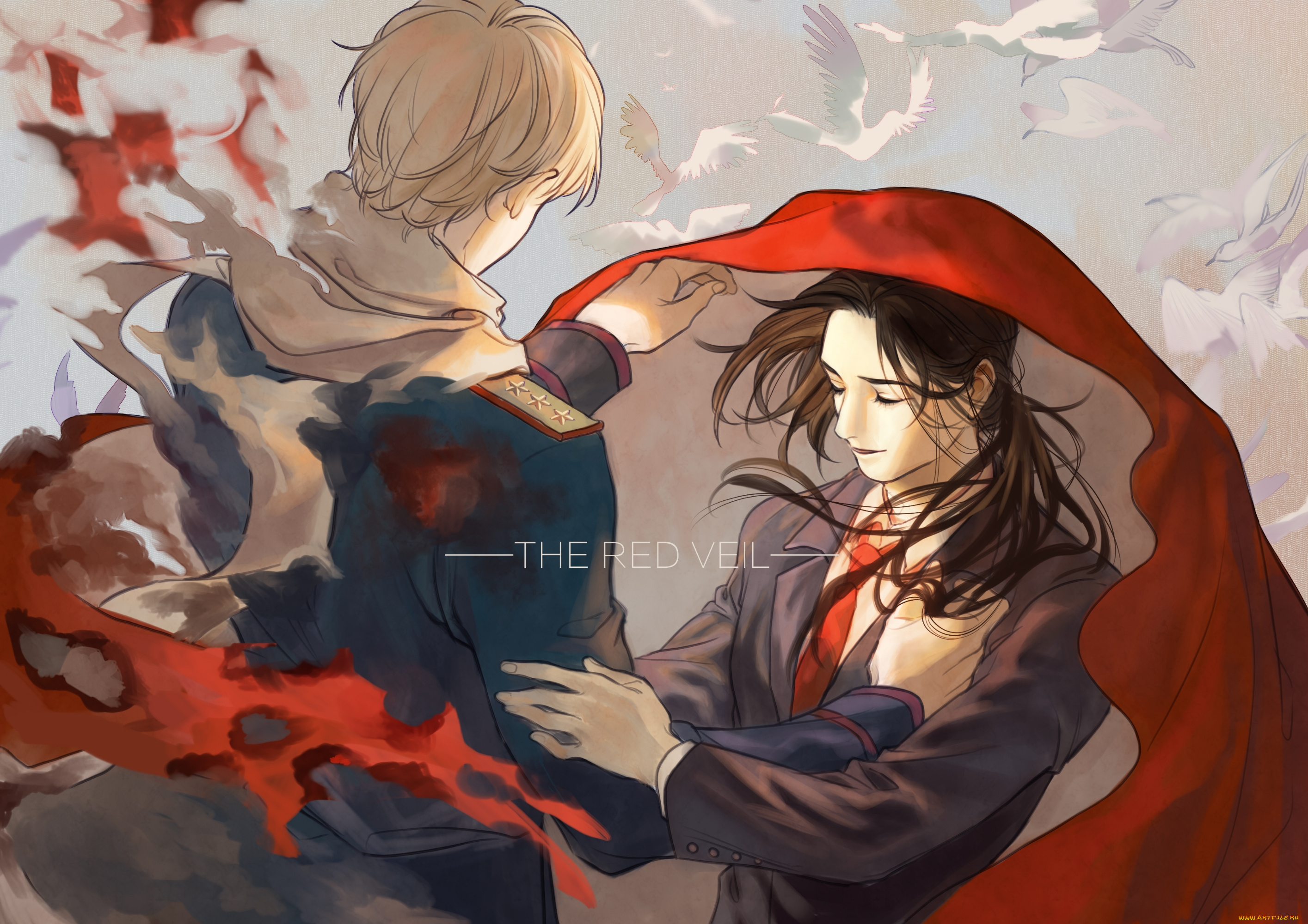 аниме, hetalia, , axis, powers, хеталия, и, страны, оси