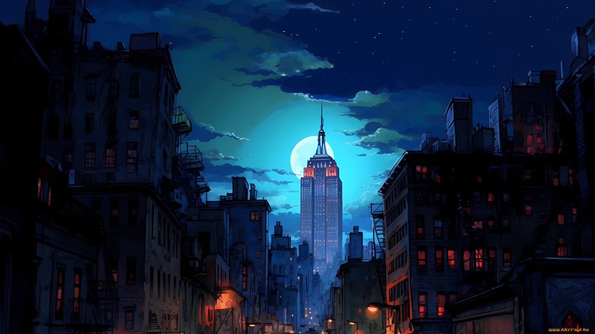 аниме, город, , улицы, , интерьер, , здания, нейросети, графика, нейроарт, ai, art, нейронные, сети, рисунки, нейро, искусство