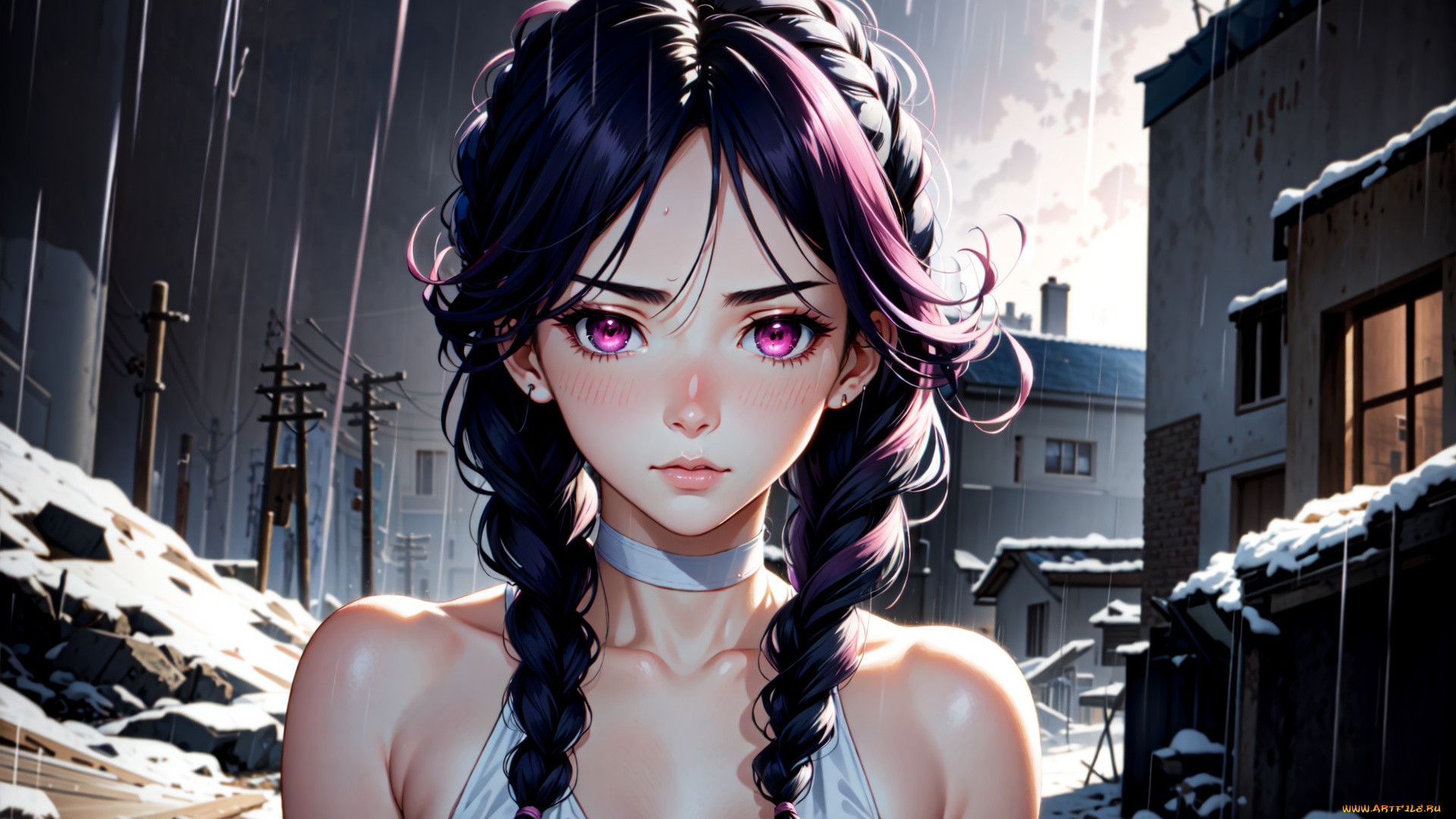 аниме, город, , улицы, , интерьер, , здания, нейросети, графика, нейроарт, ai, art, нейронные, сети, рисунки, нейро, искусство, девушка